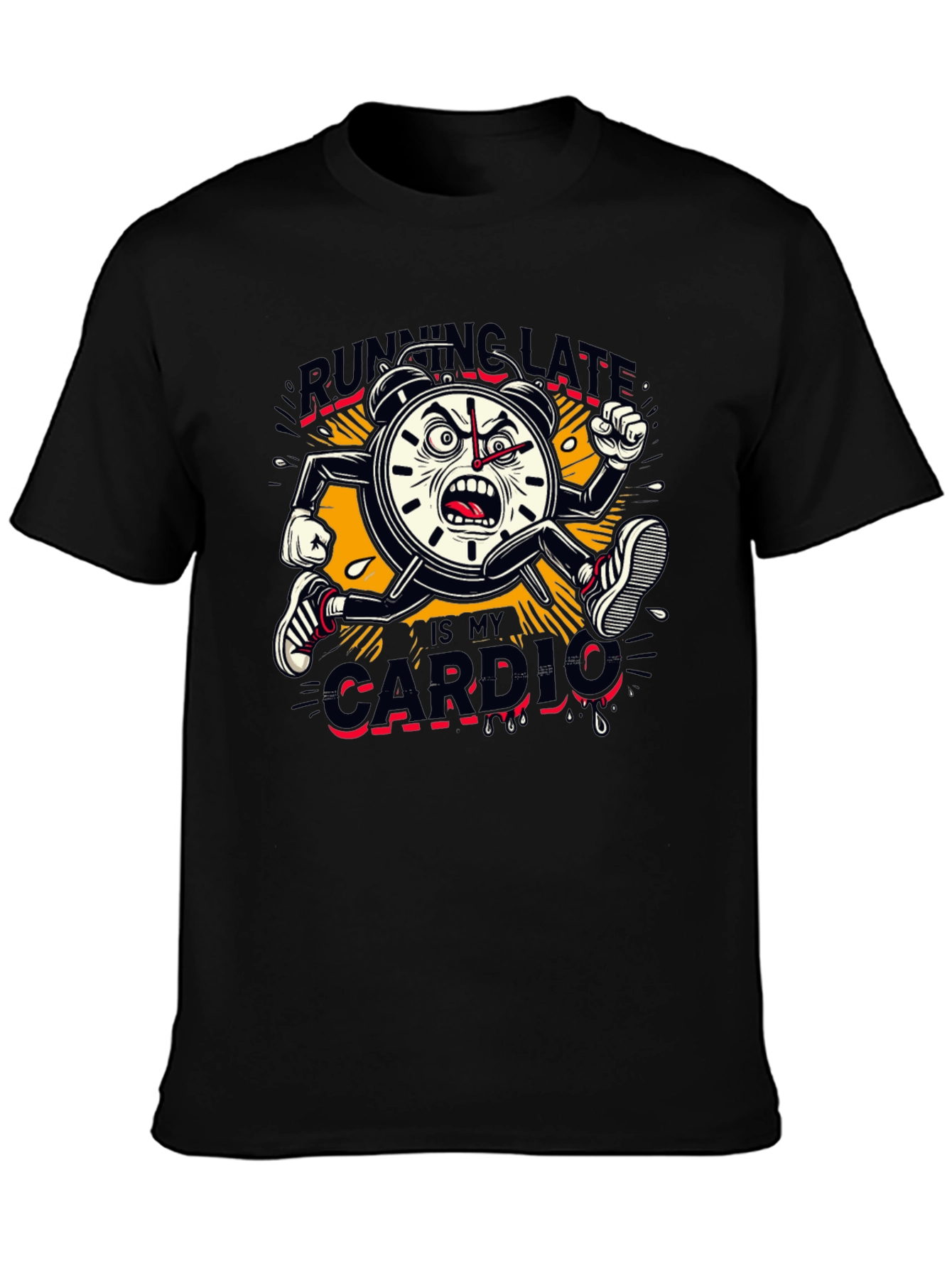 Running Late Cardio Graphic Tee