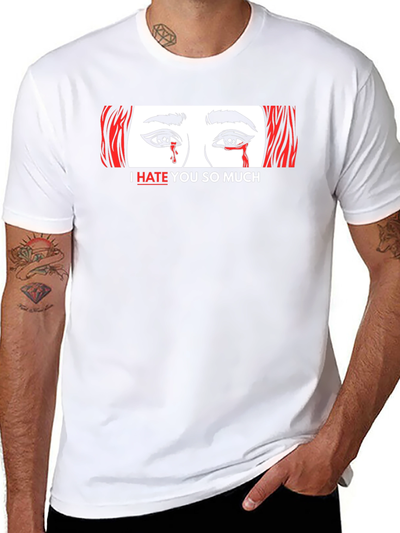 I Hate You So Much Graphic Tee