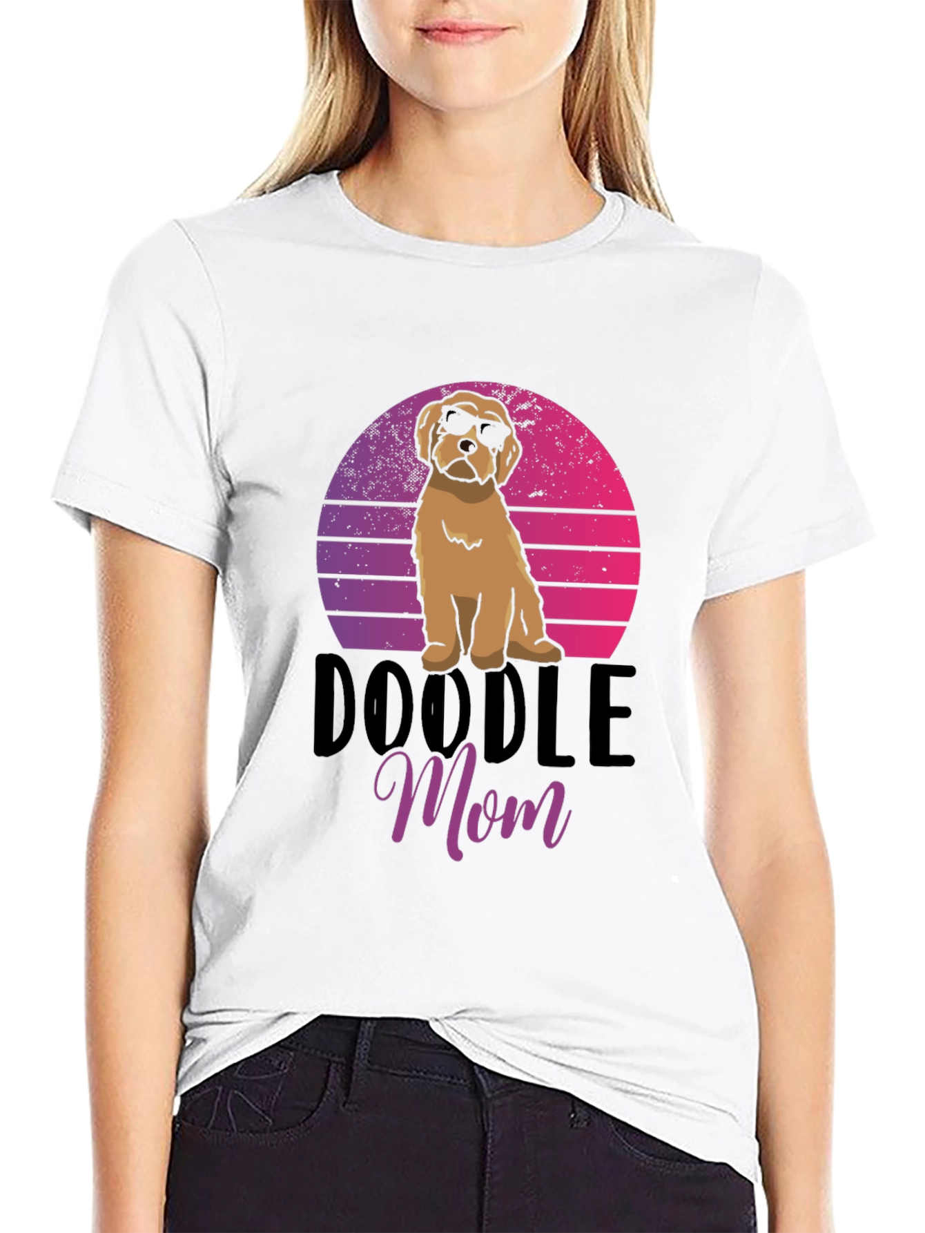 Doodle Mom T-Shirt - Cute Dog Lover Tee