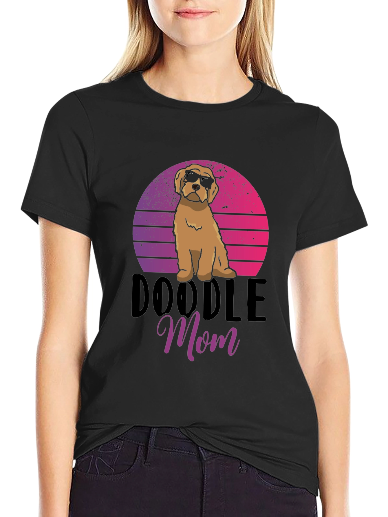 Doodle Mom T-Shirt - Cute Dog Lover Tee