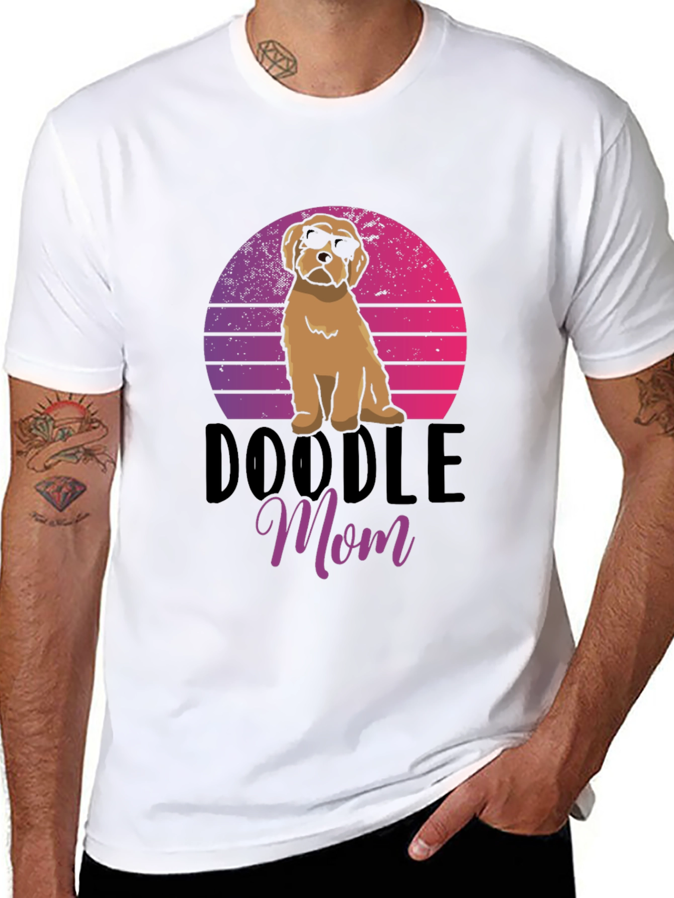 Doodle Mom T-Shirt - Cute Dog Lover Tee
