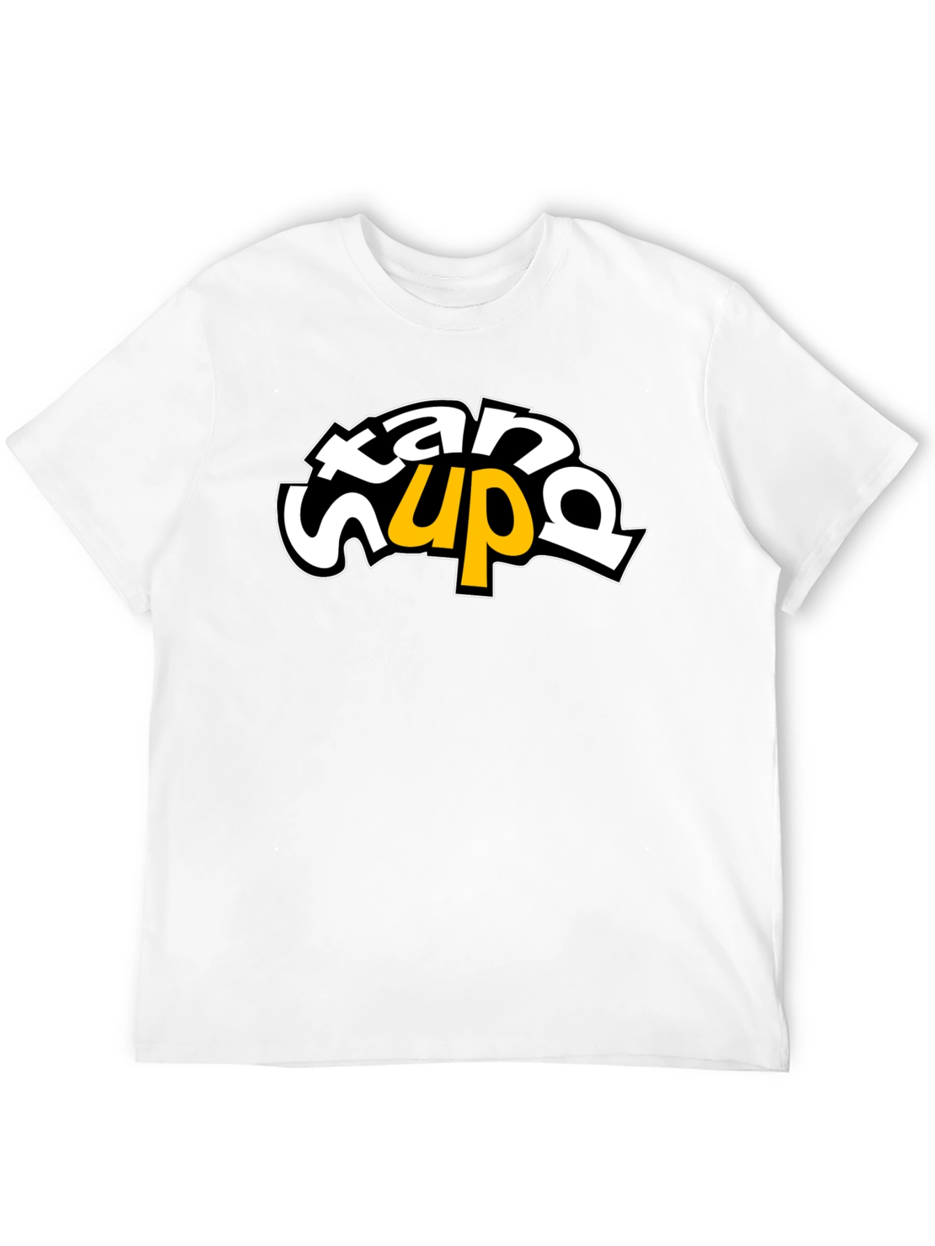 Stand Up Graphic Tee - Black