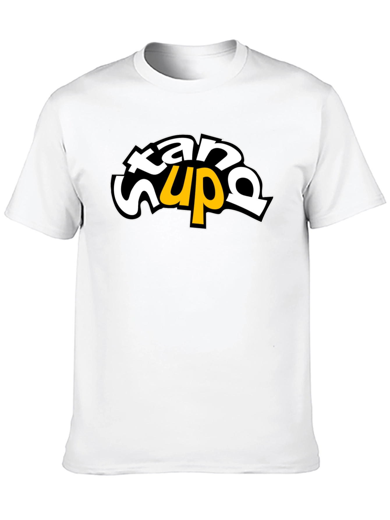 Stand Up Graphic Tee - Black
