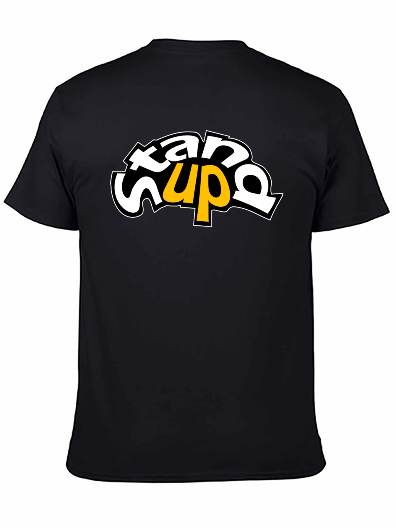 Stand Up Graphic Tee - Black