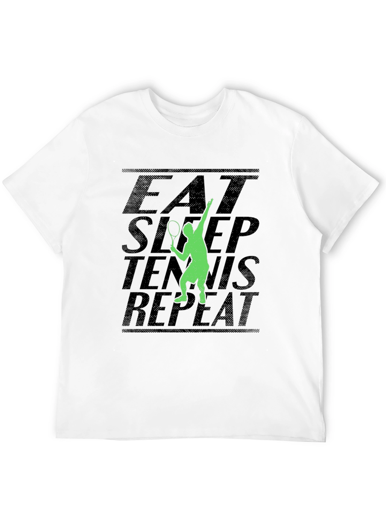 Eat Sleep Tennis Repeat Graphic Tee