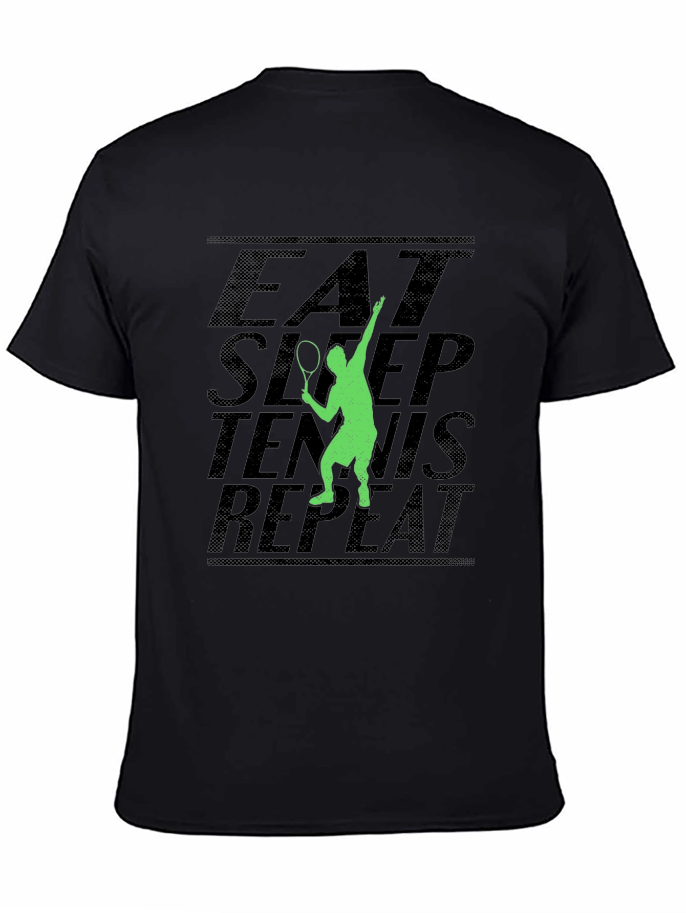 Eat Sleep Tennis Repeat Graphic Tee