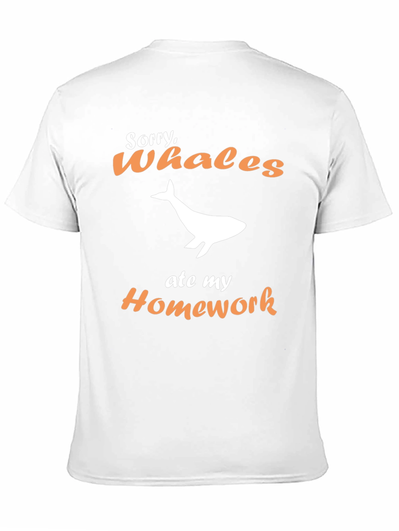 Whale Ate My Homework T-Shirt
