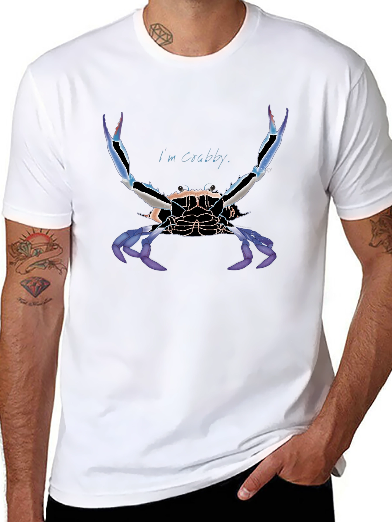 Crabby Graphic Tee - Mens Black T-Shirt