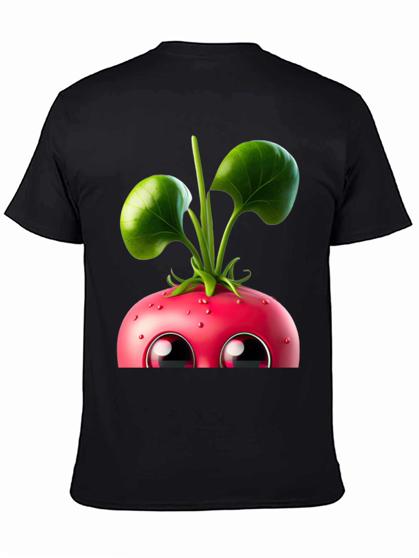Cute Beet Cartoon Graphic Tee