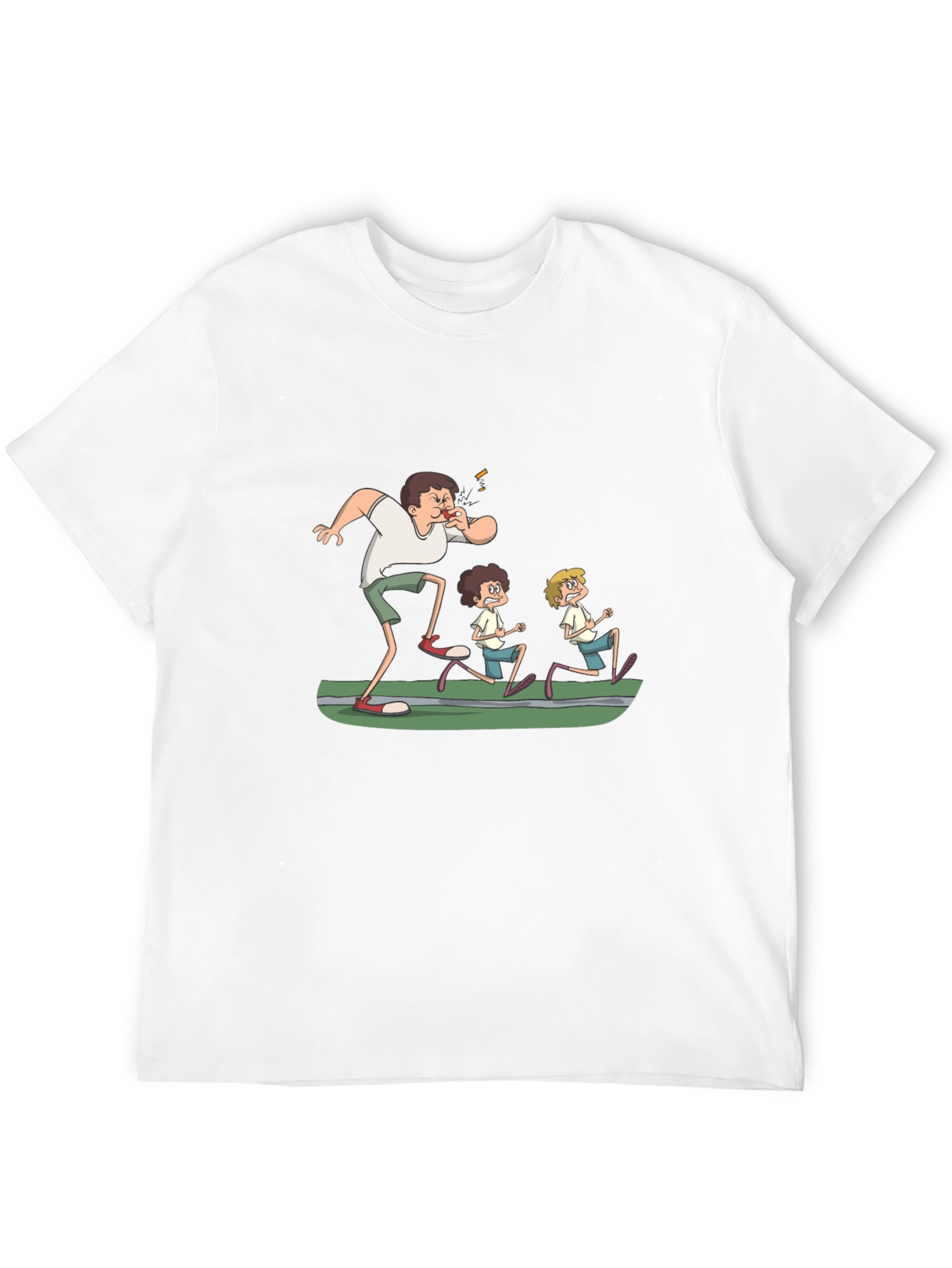 Cartoon Graphic Black T-Shirt