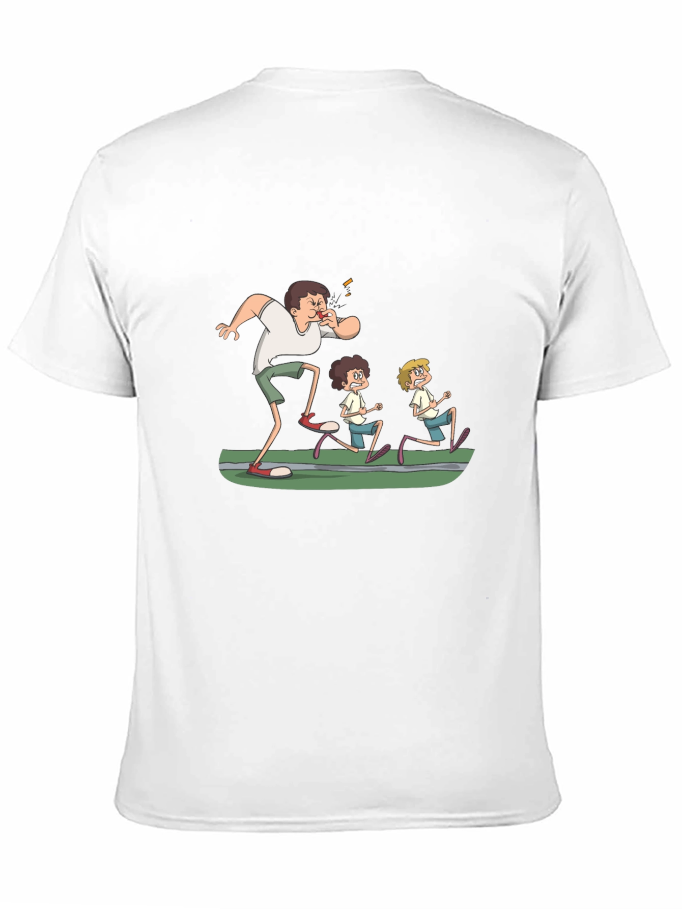 Cartoon Graphic Black T-Shirt