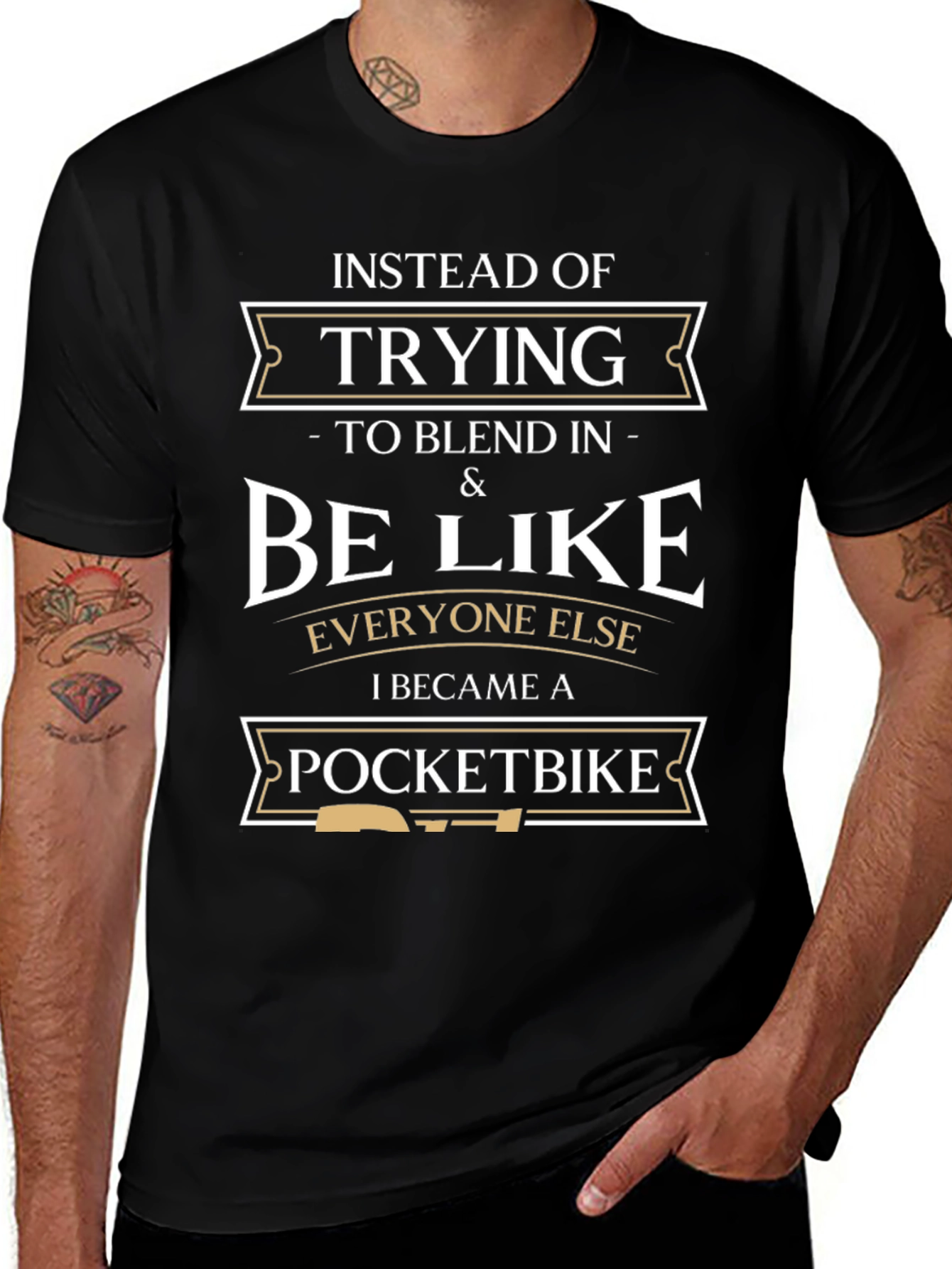 Pocketbike T-Shirt - Stand Out From The Crowd