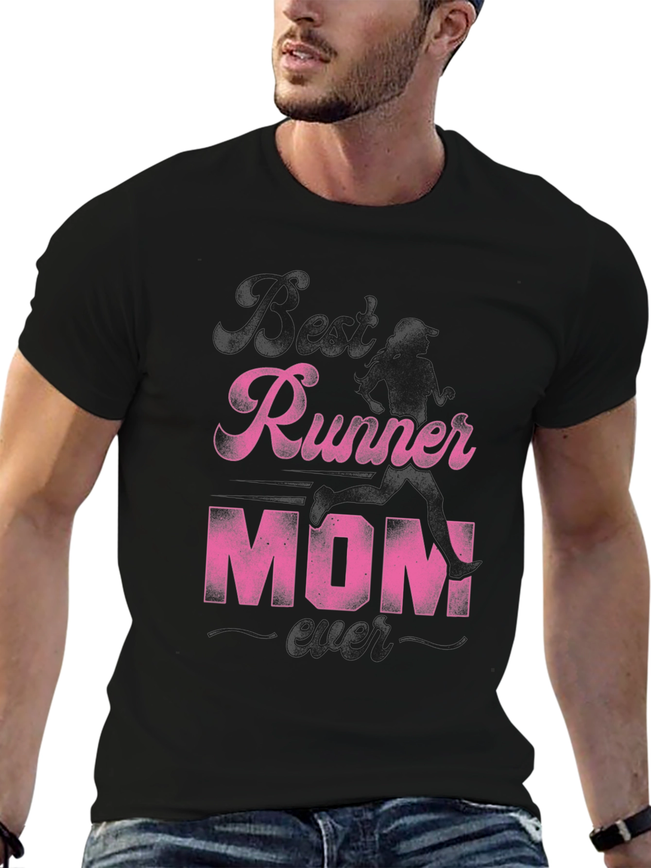 Runner Mom T-Shirt - Pink Graphic Tee