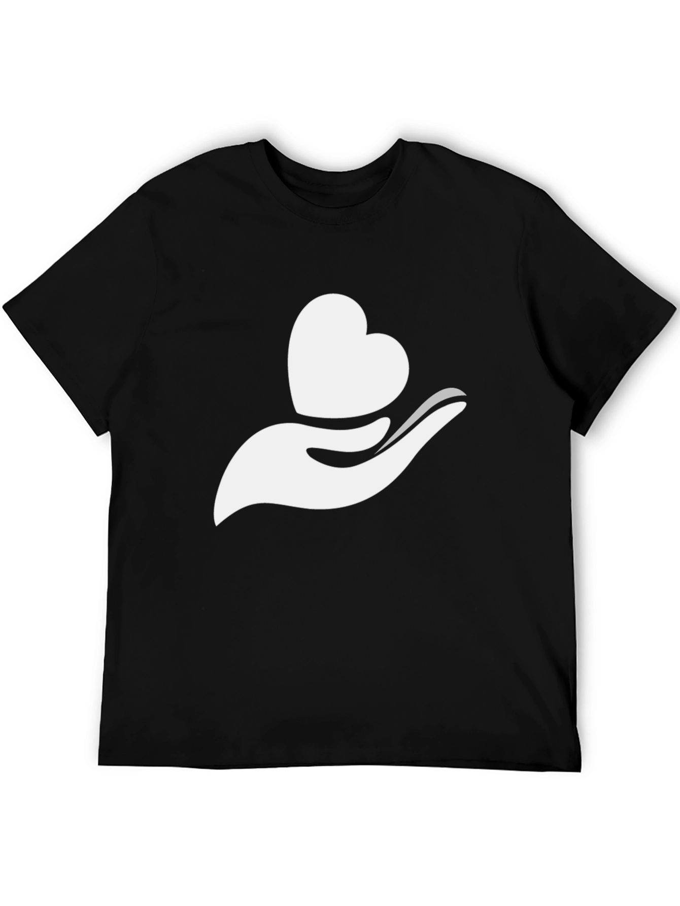 Heart in Hand Graphic T-Shirt