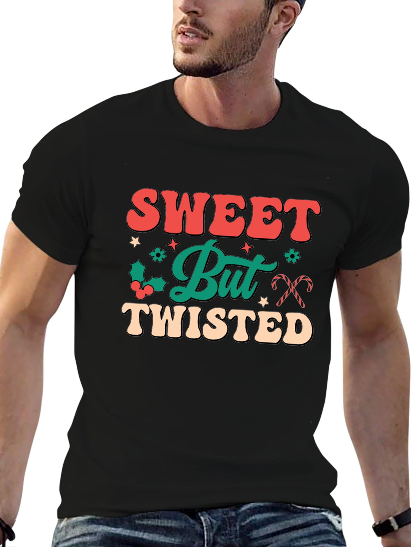 Sweet But Twisted Christmas Graphic Tee