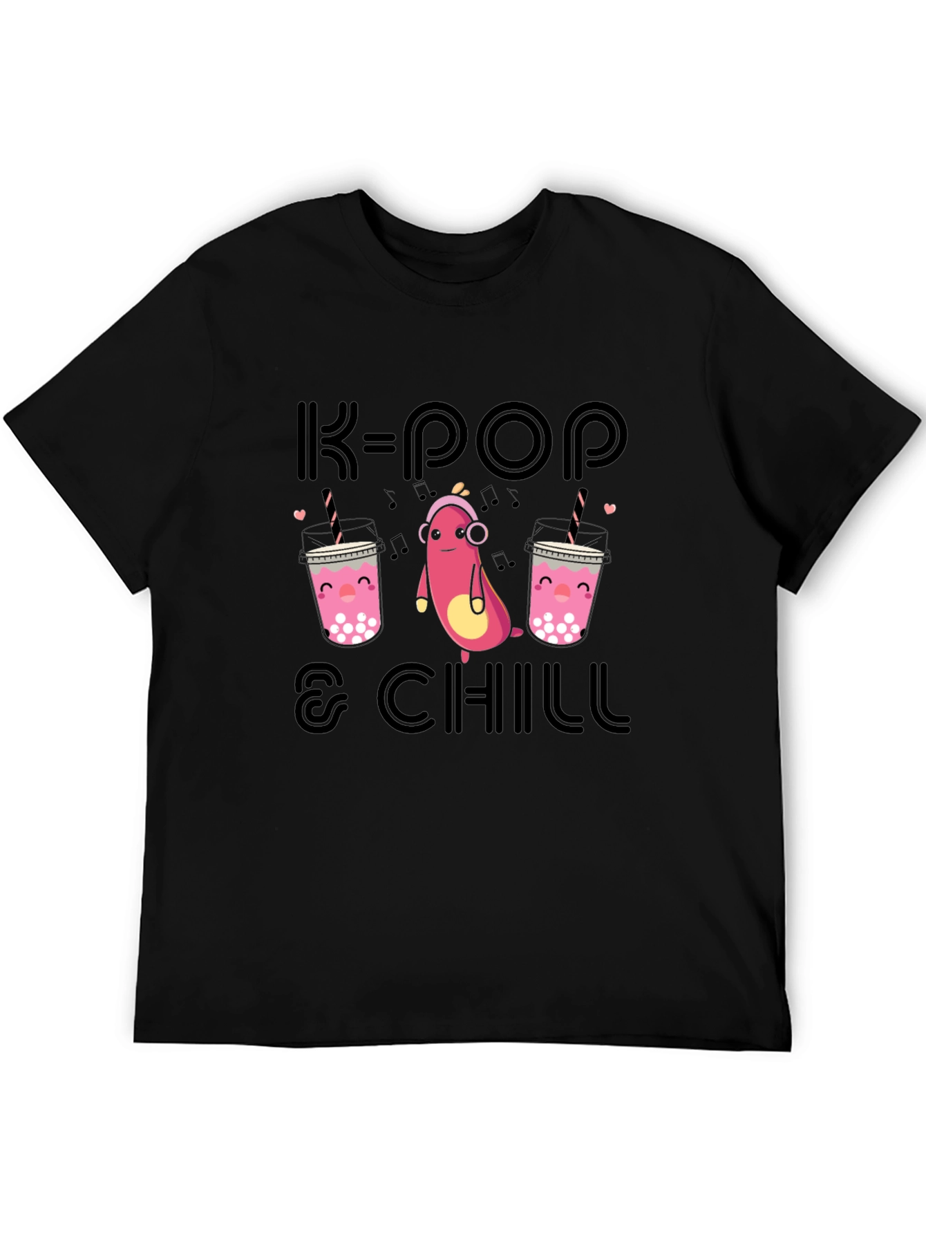 K-Pop & Chill Graphic T-Shirt