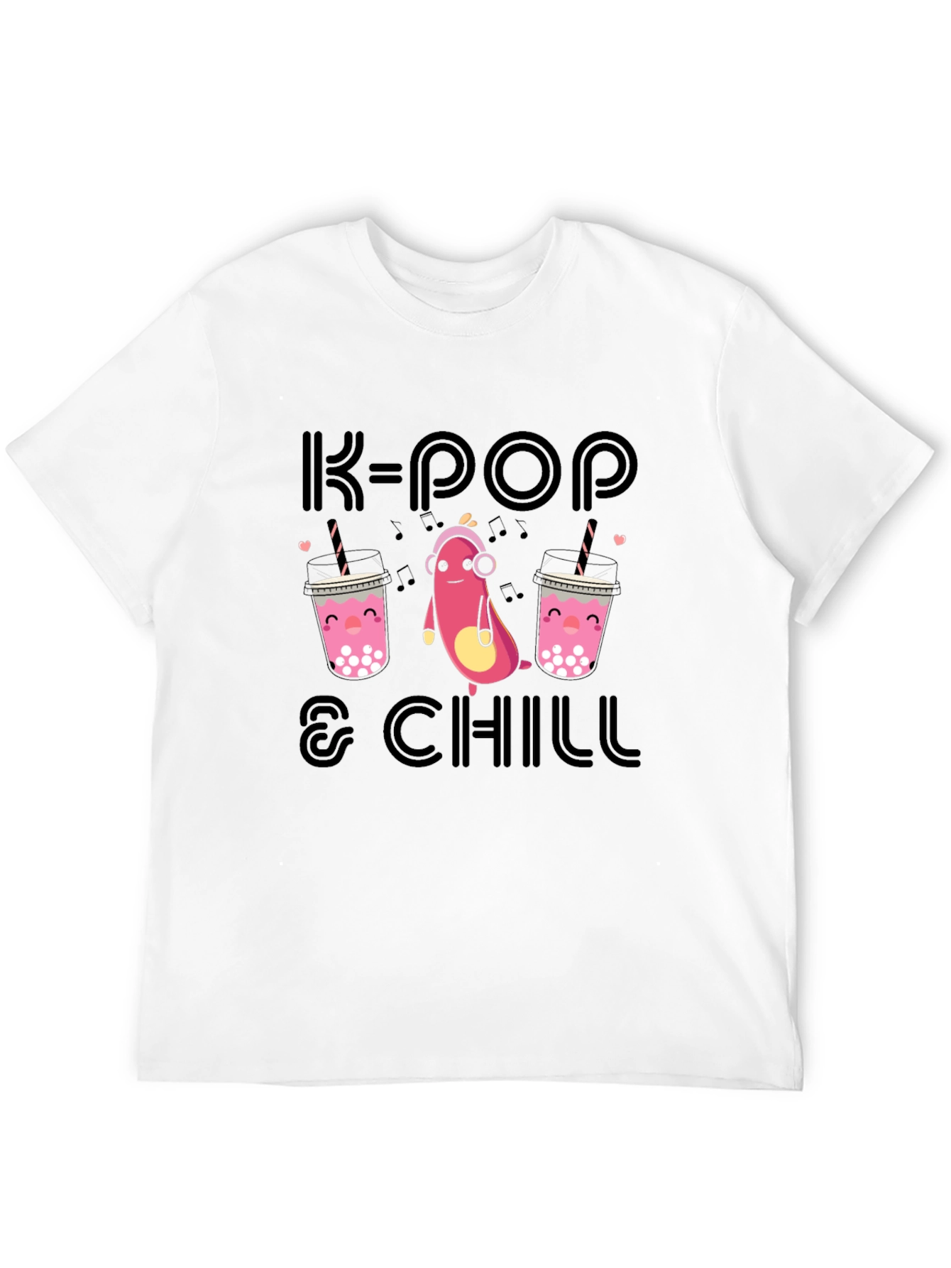 K-Pop & Chill Graphic T-Shirt