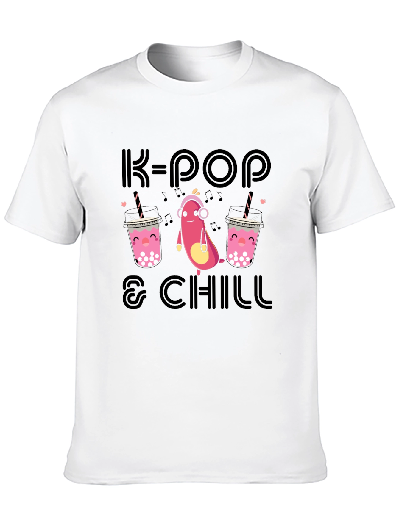 K-Pop & Chill Graphic T-Shirt