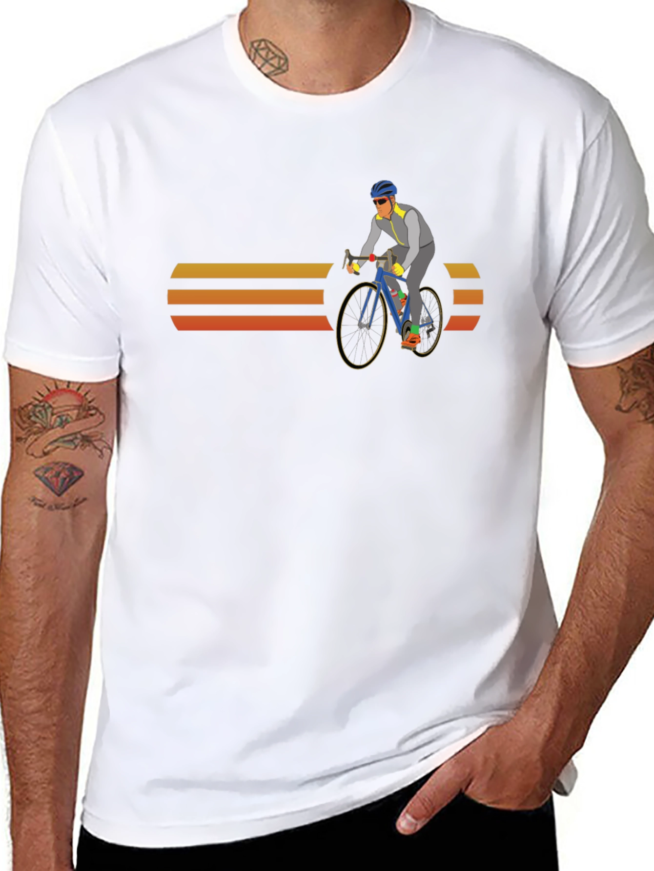 Retro Biker Graphic T-Shirt