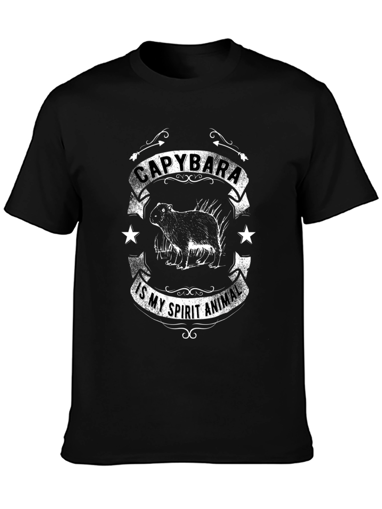 Capybara Spirit Animal Graphic T-Shirt