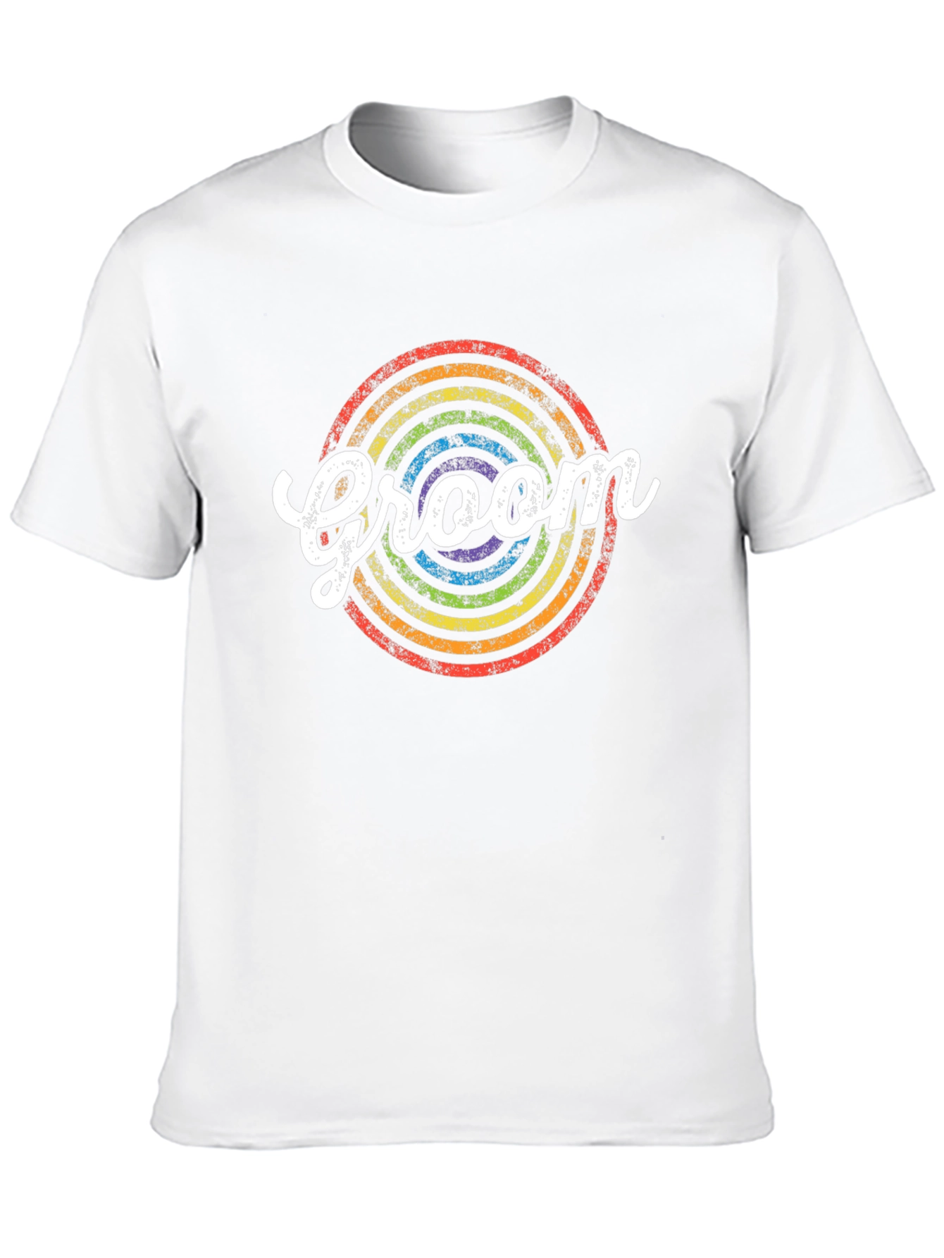 Groom Rainbow Circle Graphic Tee