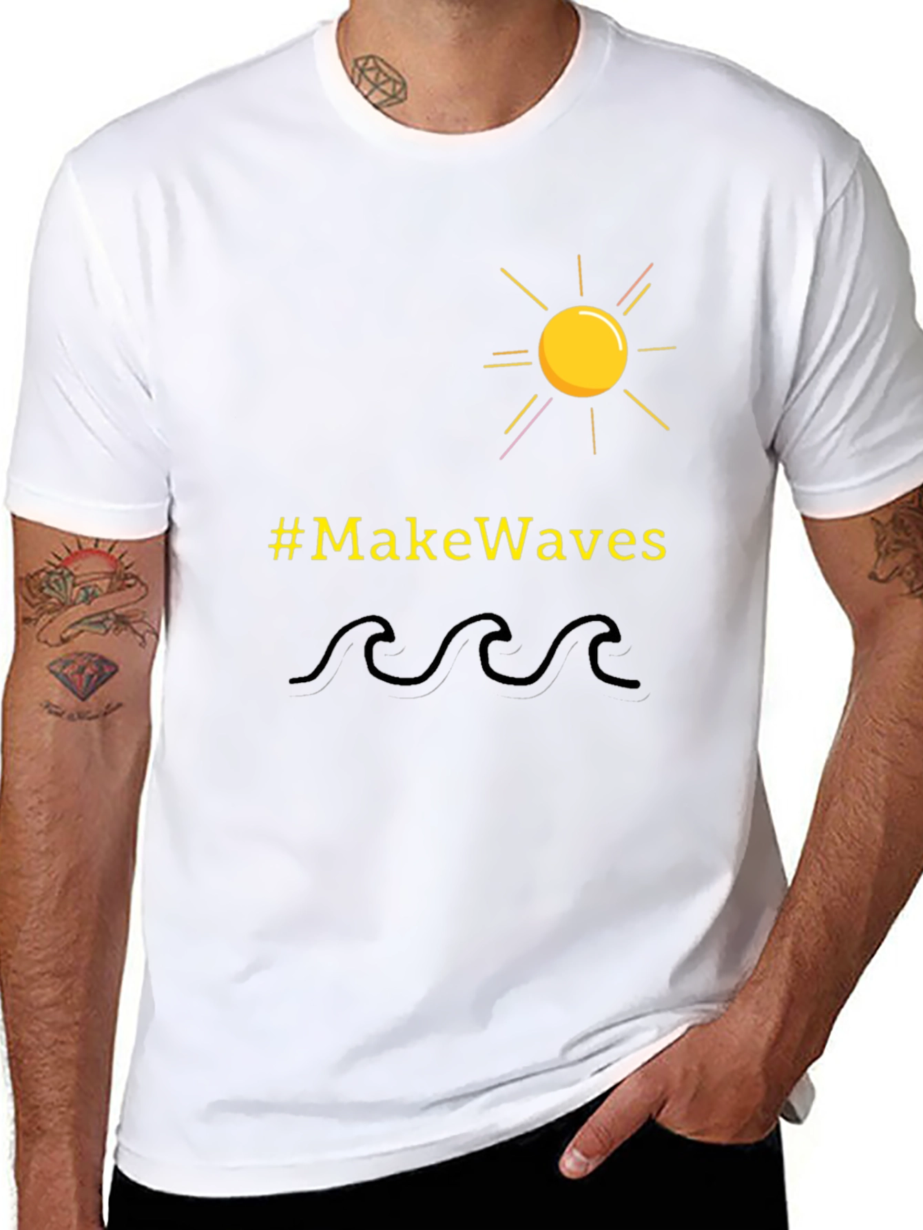 Make Waves T-Shirt: Sun Sea and Style