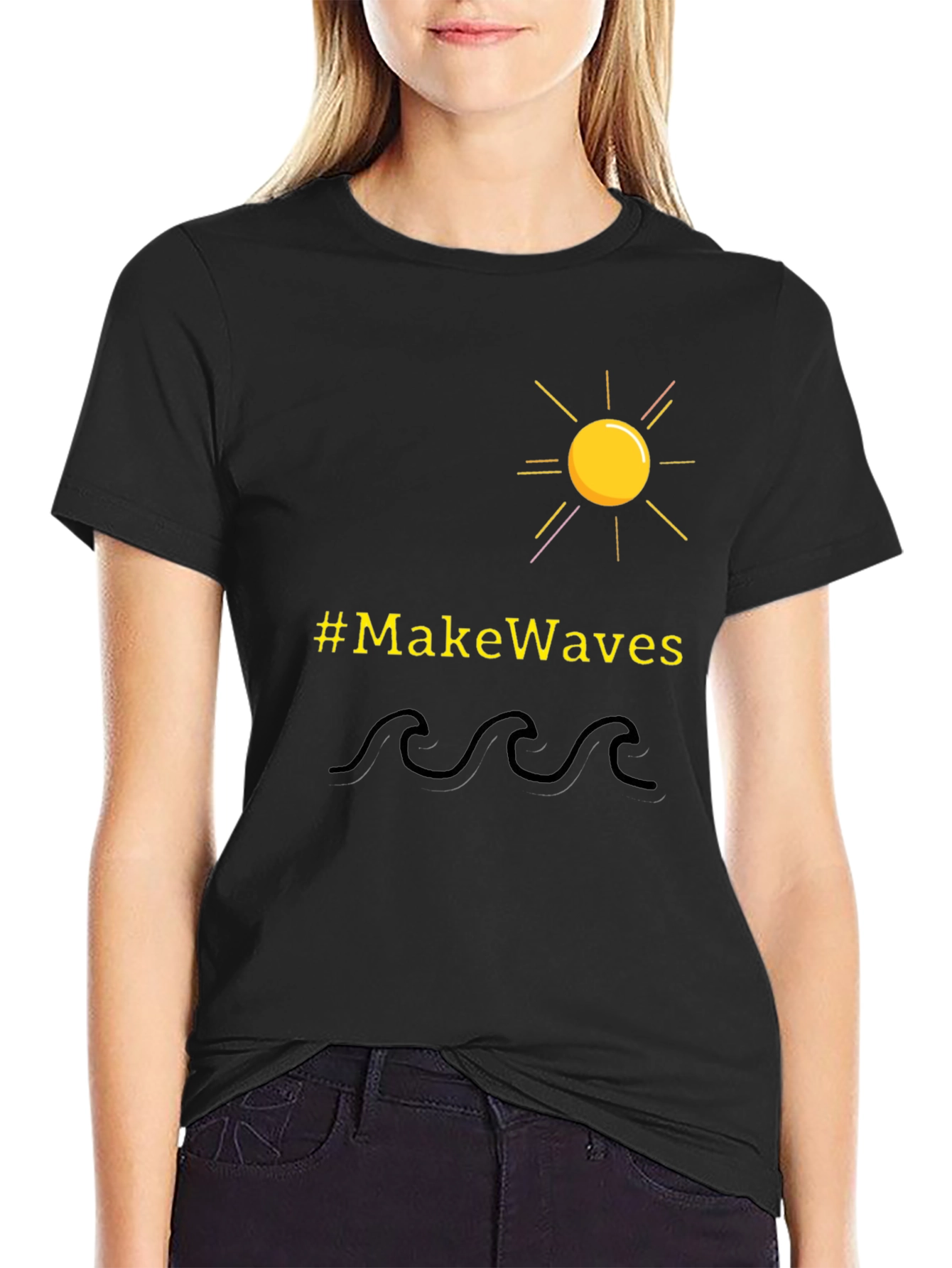 Make Waves T-Shirt: Sun Sea and Style
