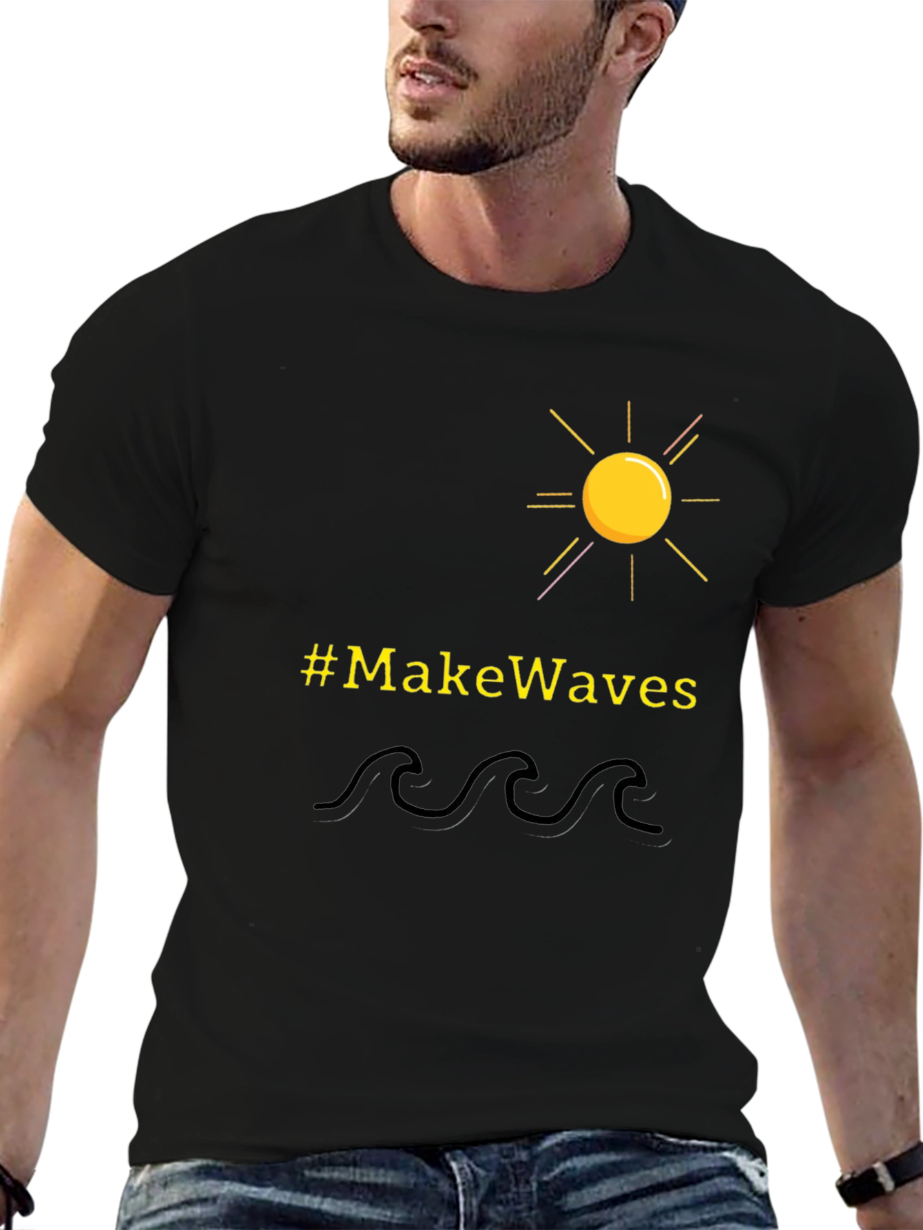 Make Waves T-Shirt: Sun Sea and Style