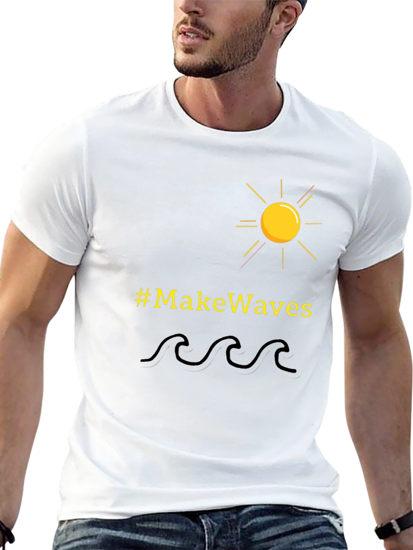 Make Waves T-Shirt: Sun Sea and Style