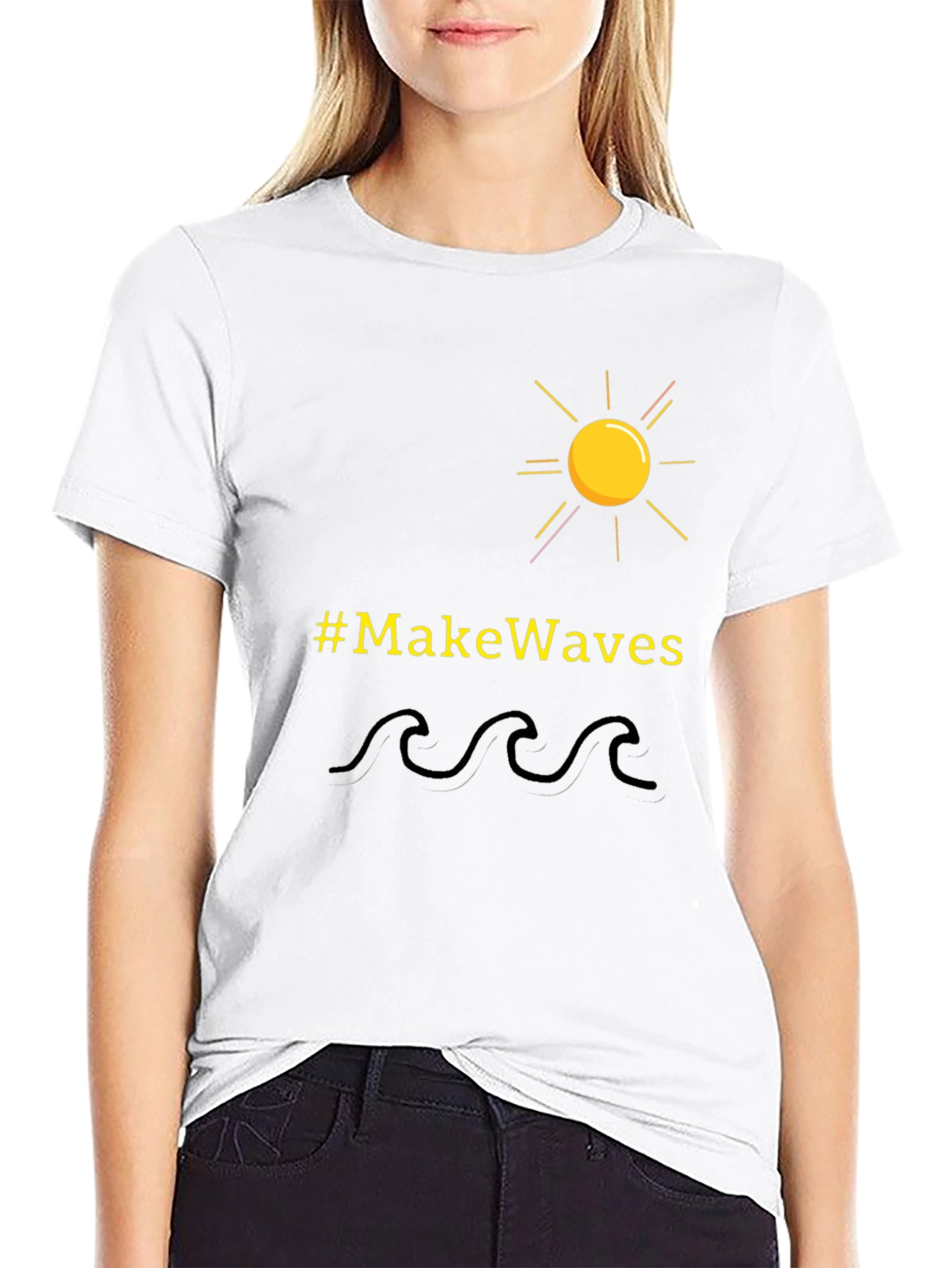 Make Waves T-Shirt: Sun Sea and Style