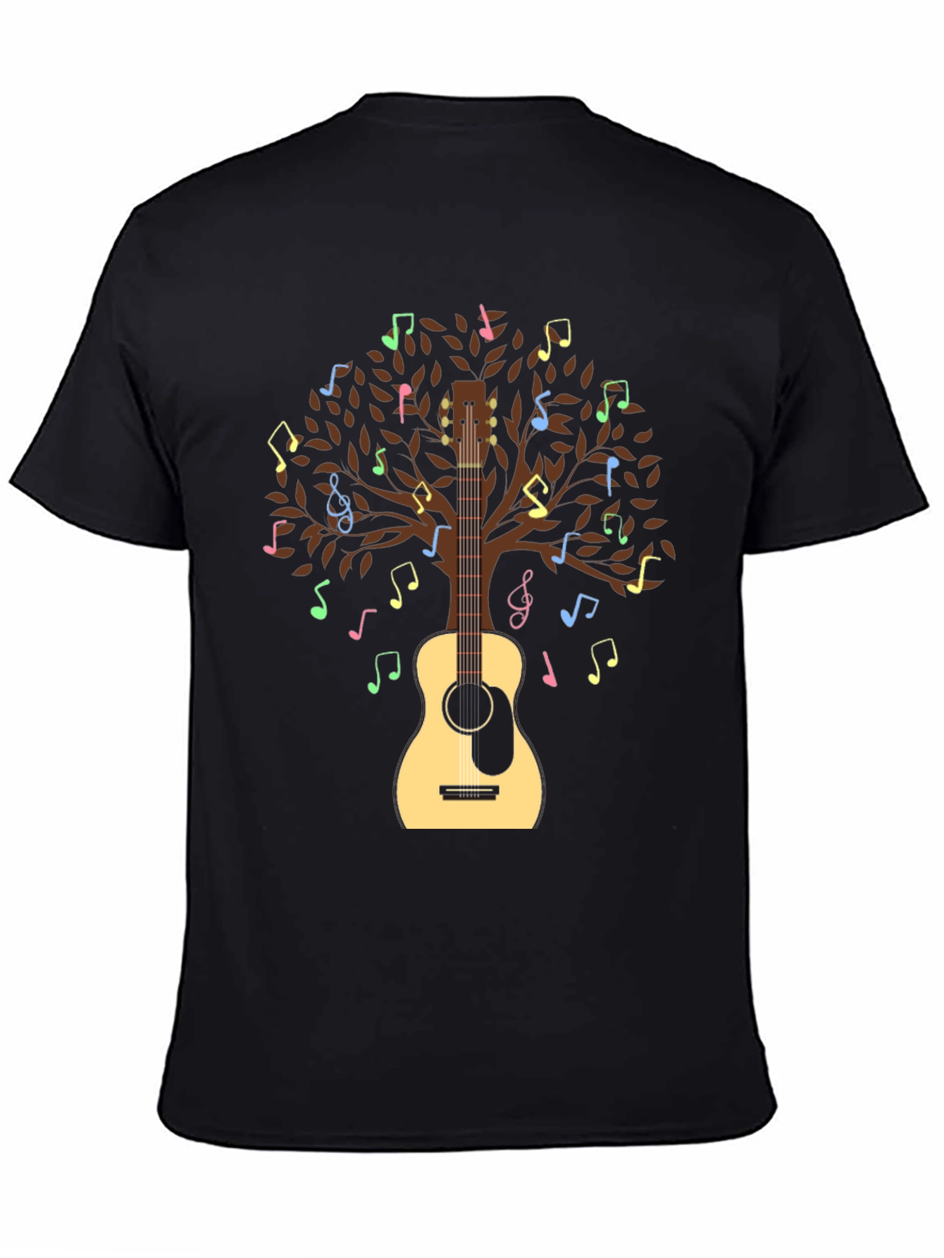 Musical Tree Guitar T-Shirt