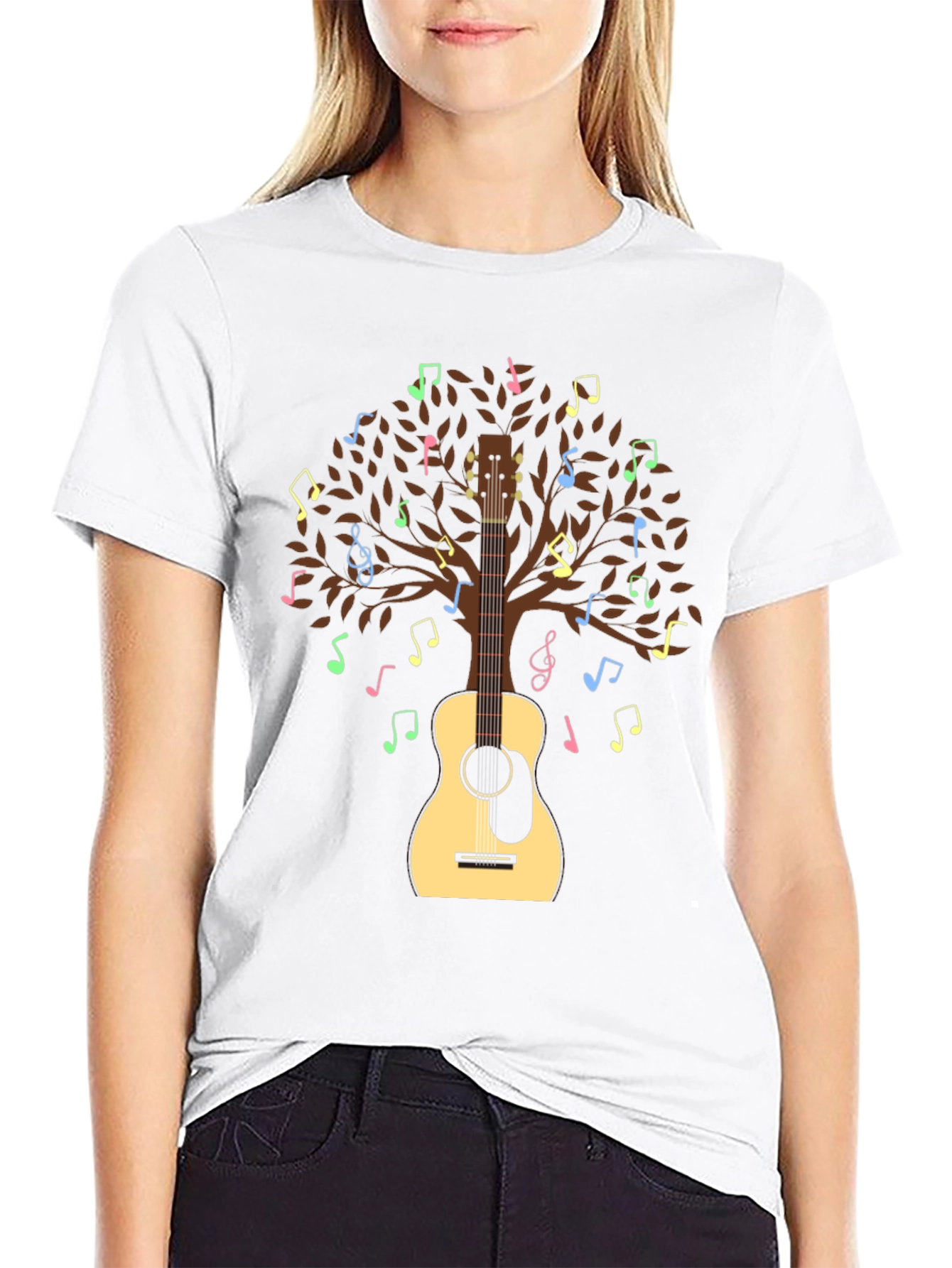 Musical Tree Guitar T-Shirt