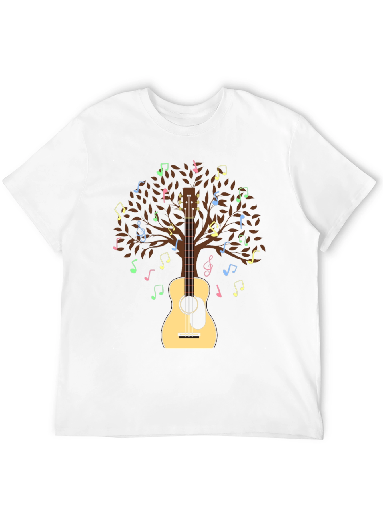 Musical Tree Guitar T-Shirt