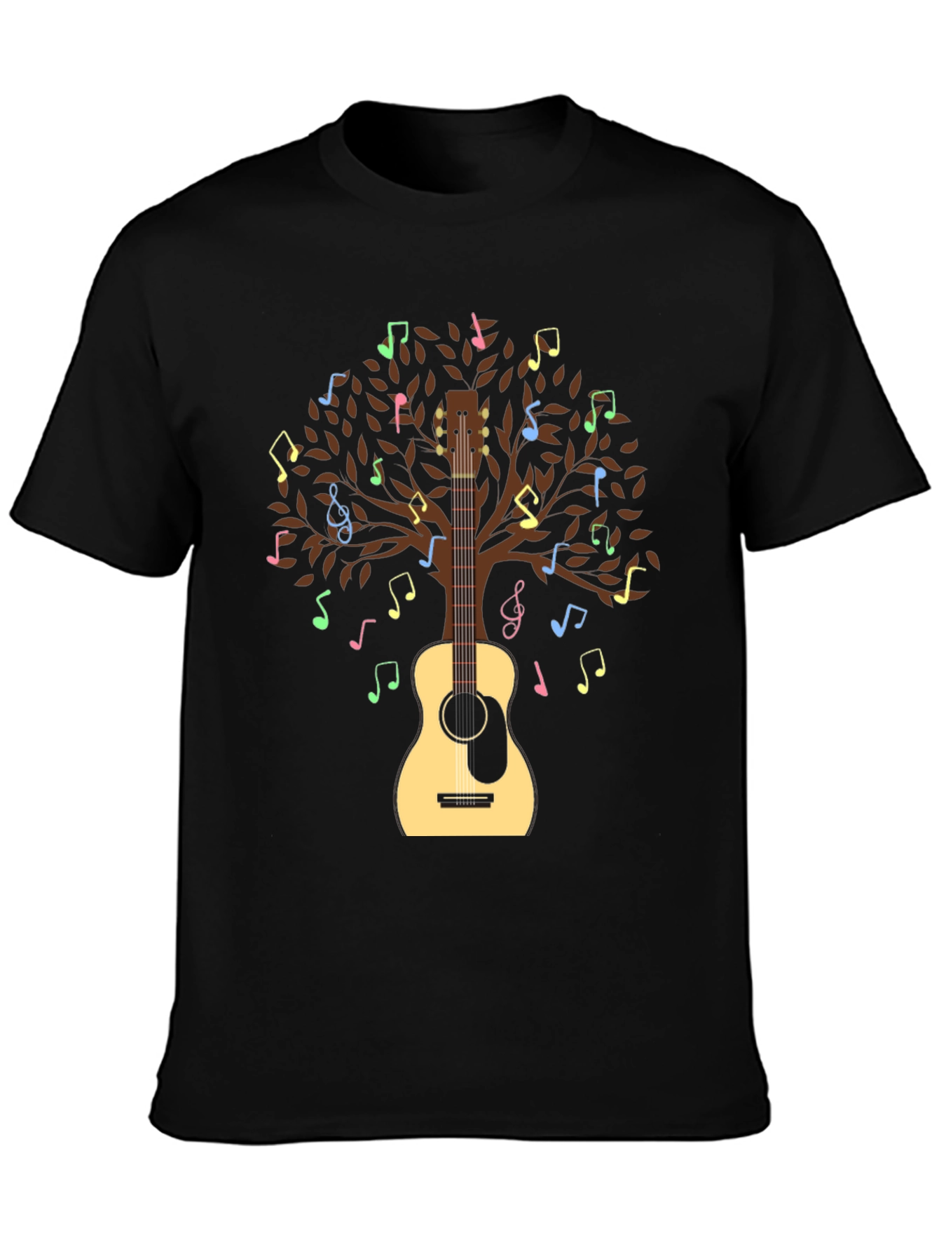 Musical Tree Guitar T-Shirt