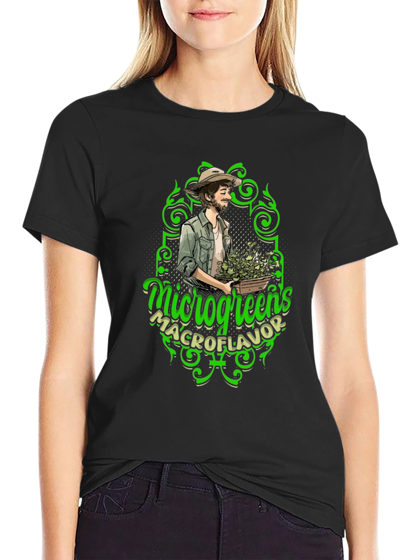 Microgreens Macroflavor Graphic Tee