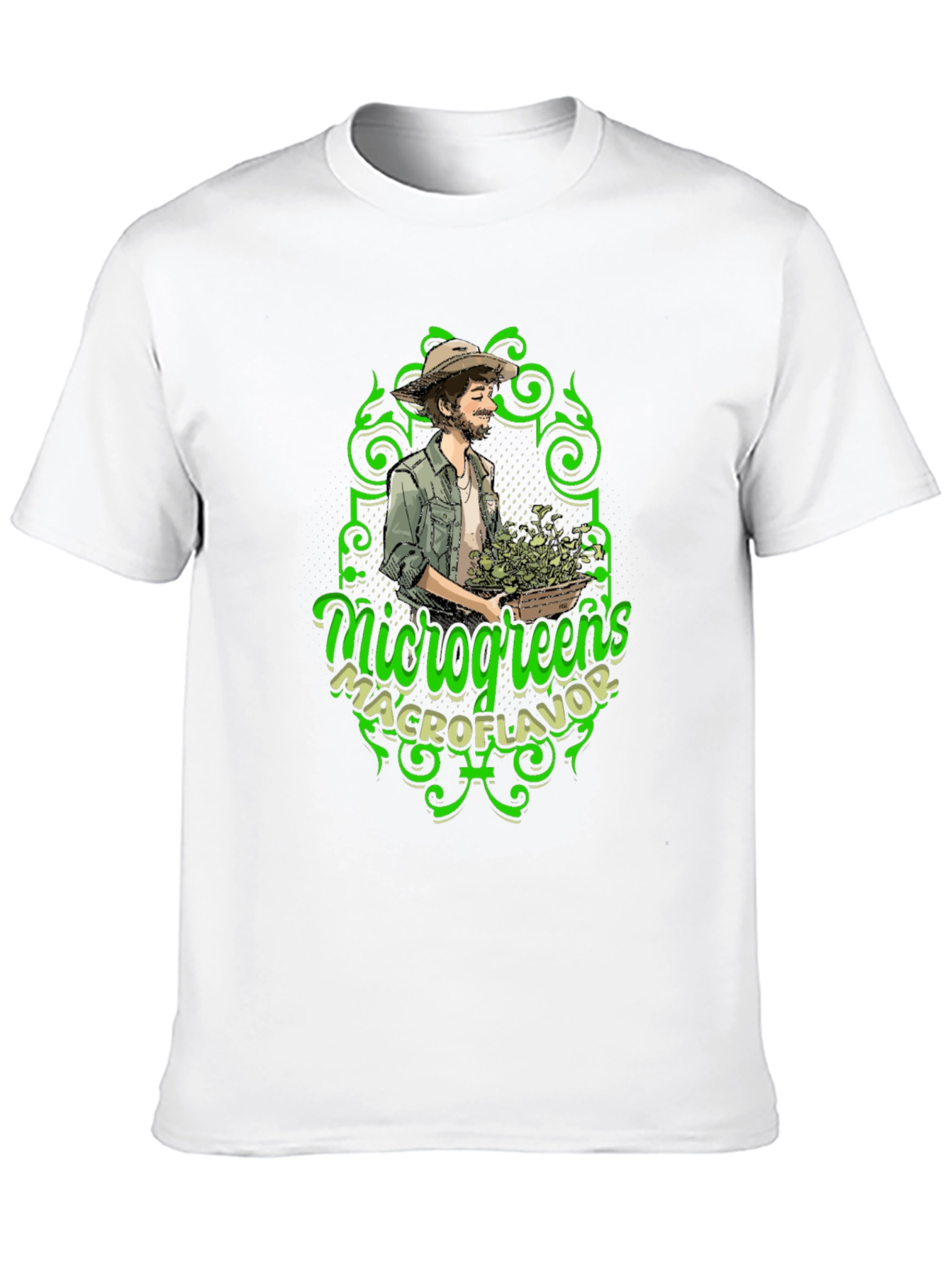 Microgreens Macroflavor Graphic Tee