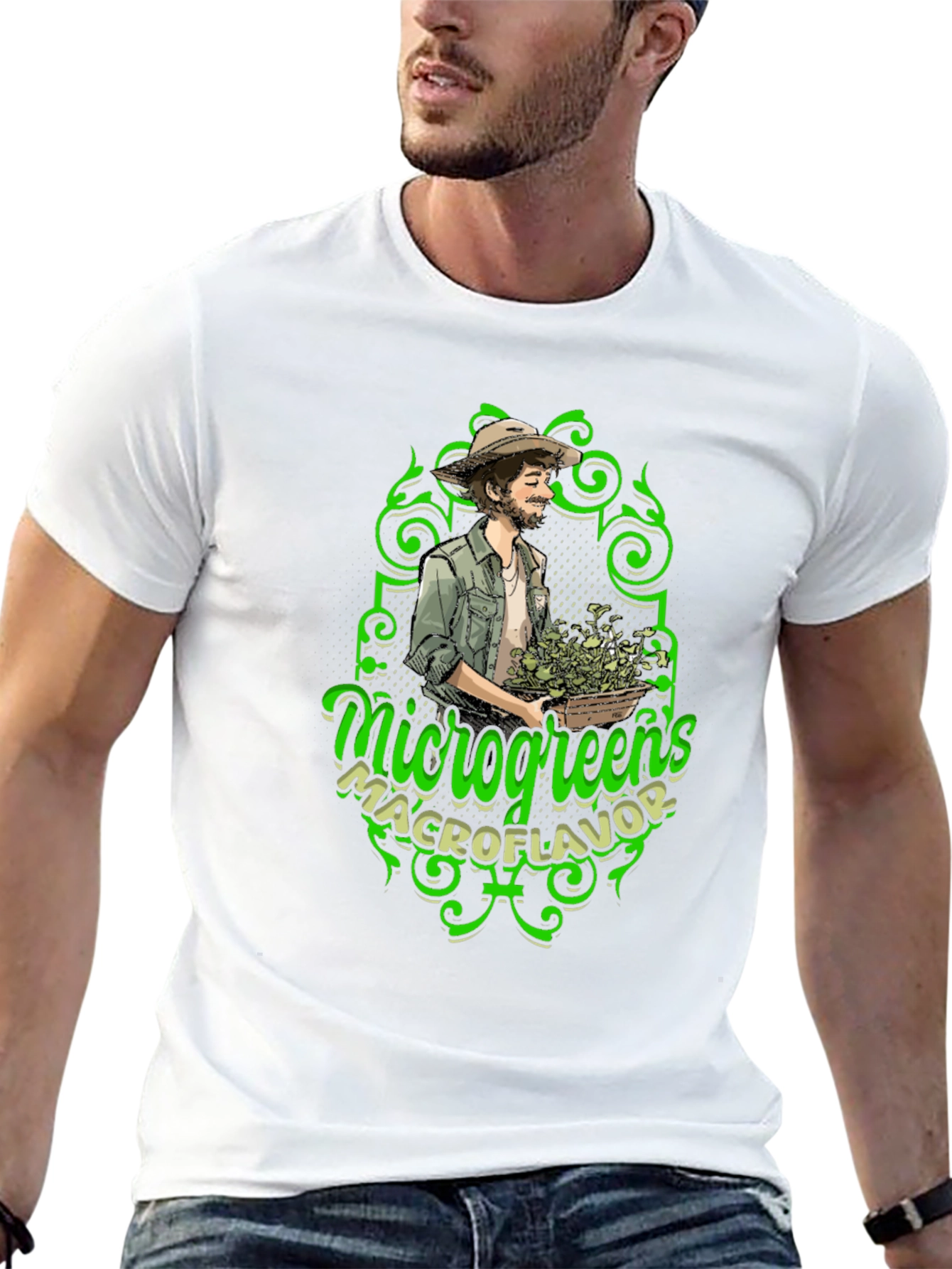 Microgreens Macroflavor Graphic Tee