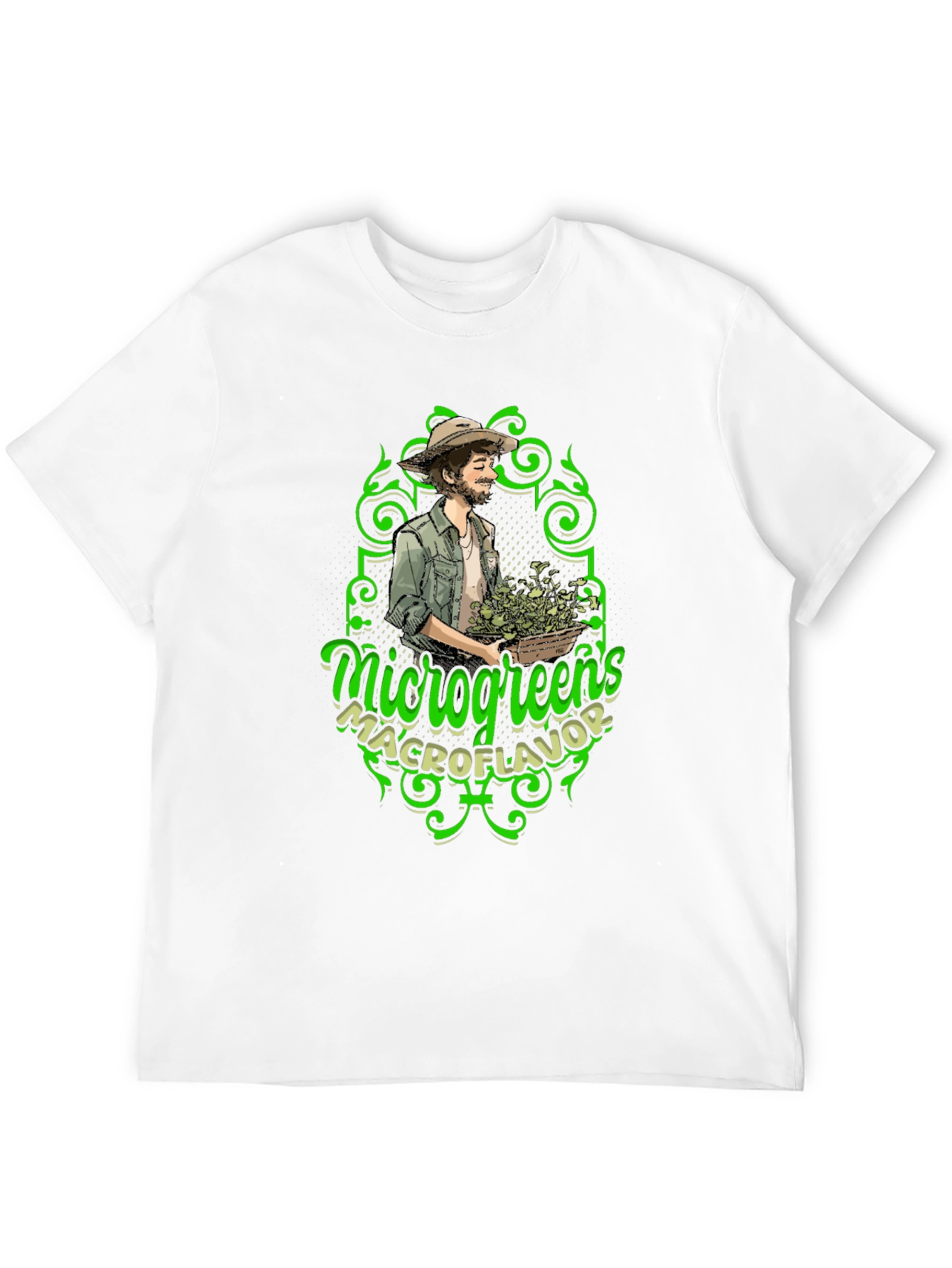 Microgreens Macroflavor Graphic Tee