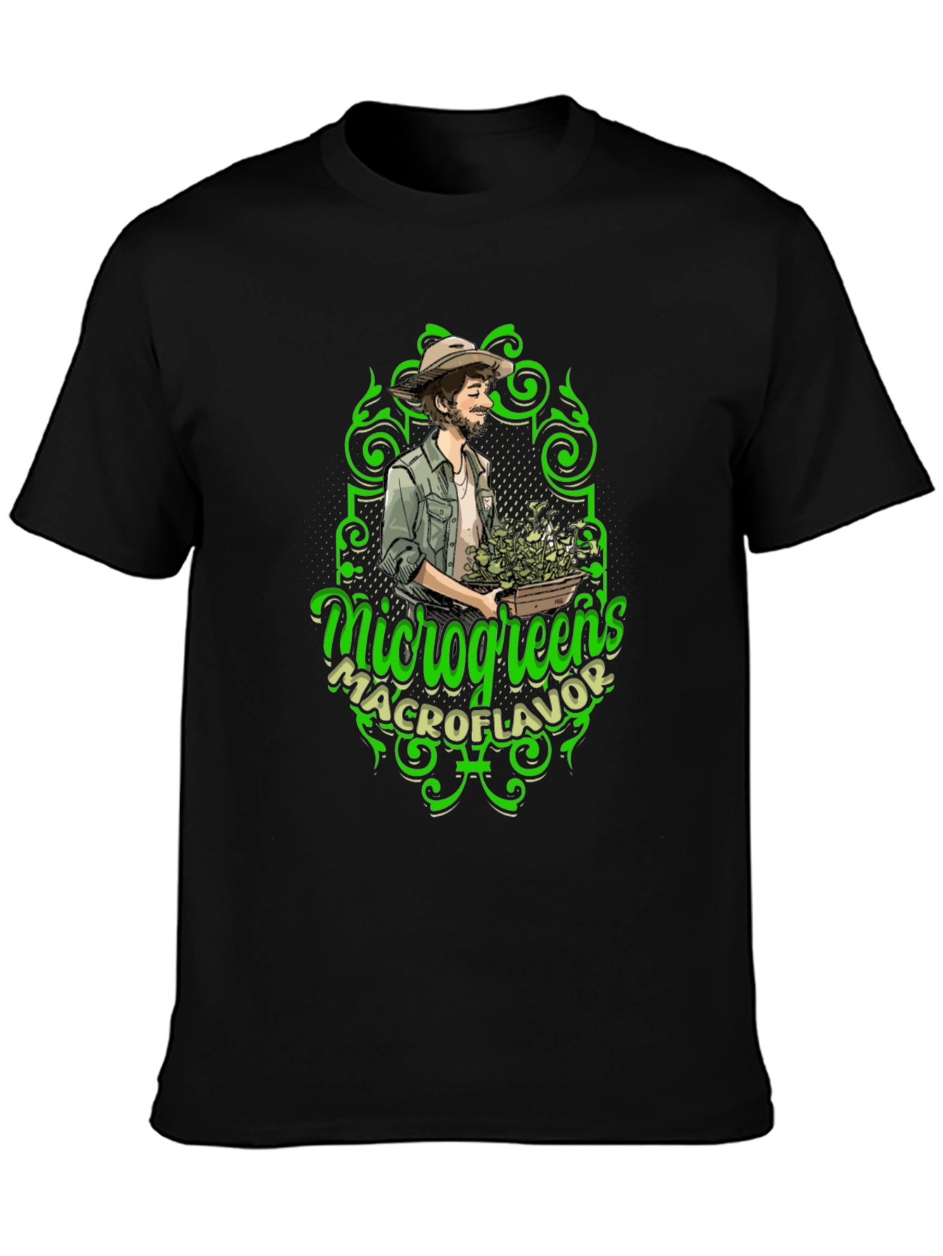 Microgreens Macroflavor Graphic Tee