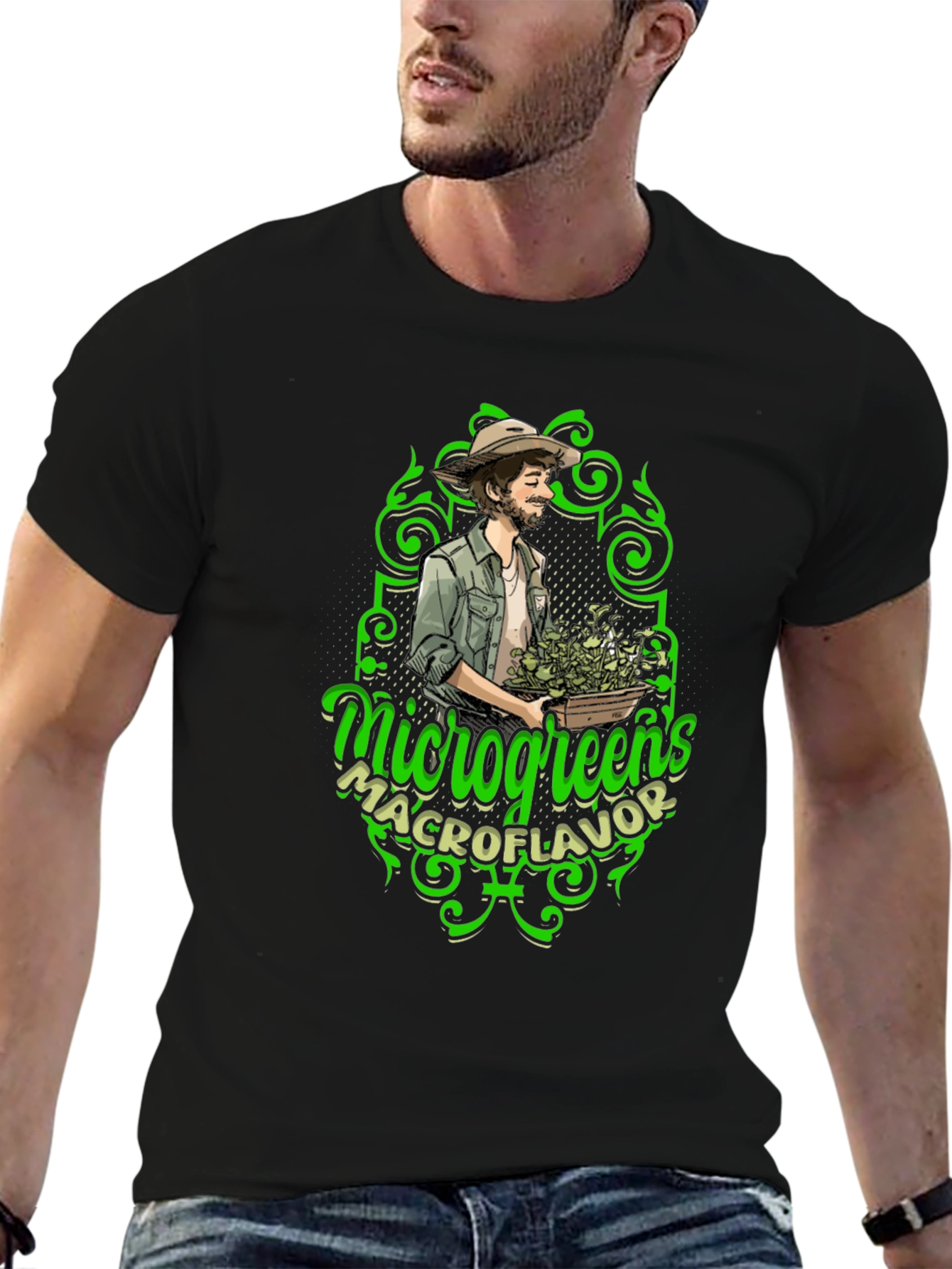 Microgreens Macroflavor Graphic Tee