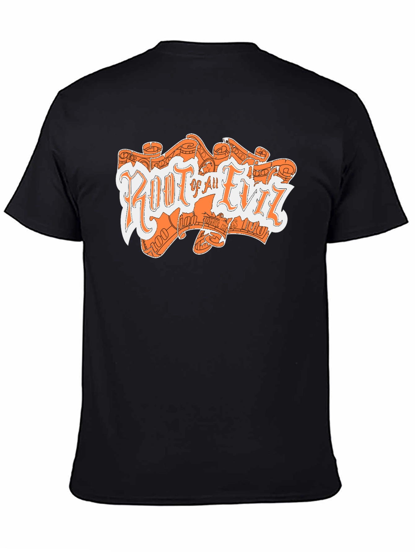 Root Of All Evil Graphic Print Tee