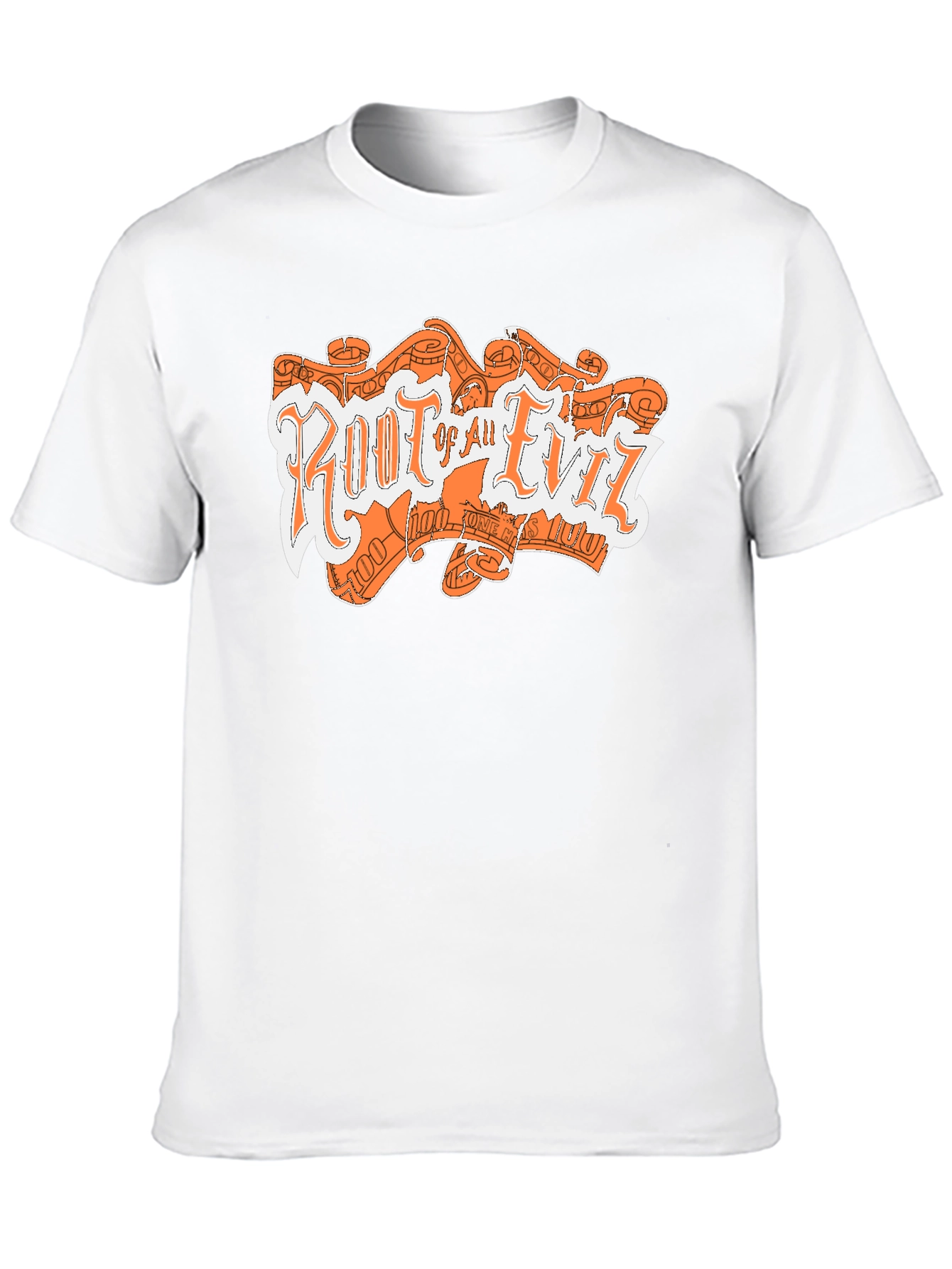 Root Of All Evil Graphic Print Tee