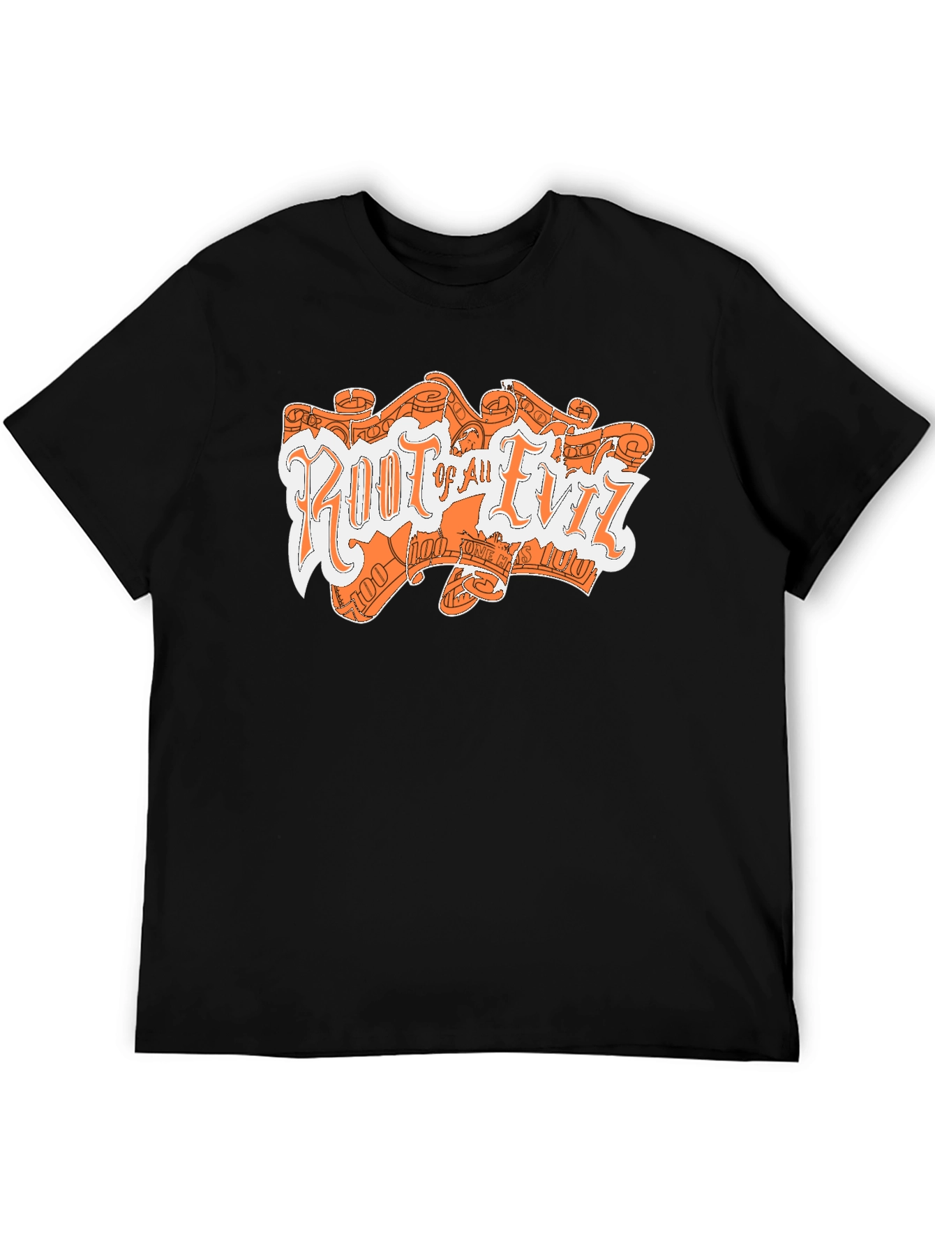 Root Of All Evil Graphic Print Tee