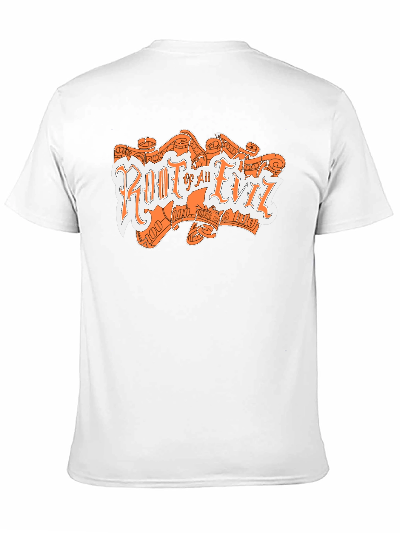 Root Of All Evil Graphic Print Tee
