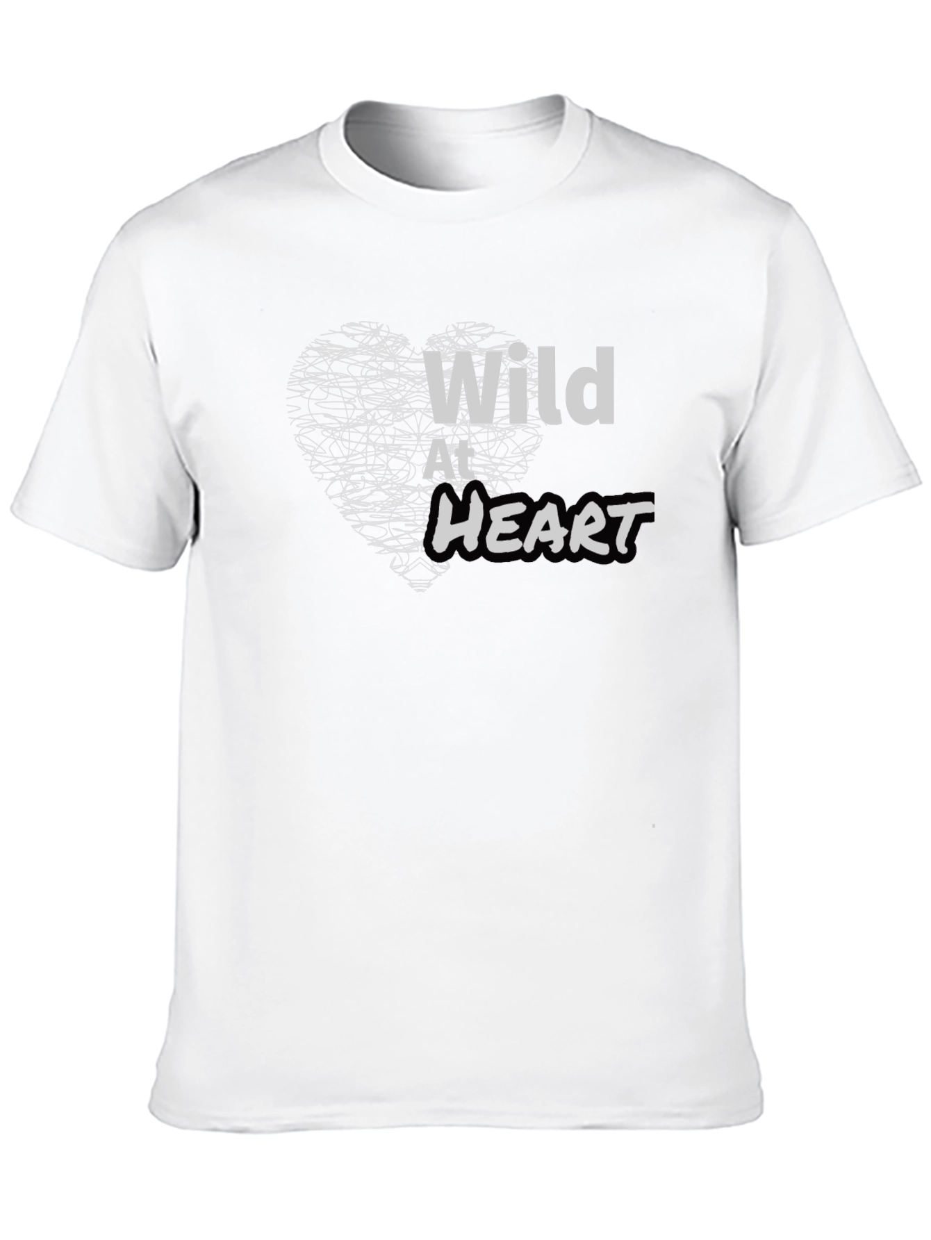 Wild At Heart Black Graphic Tee
