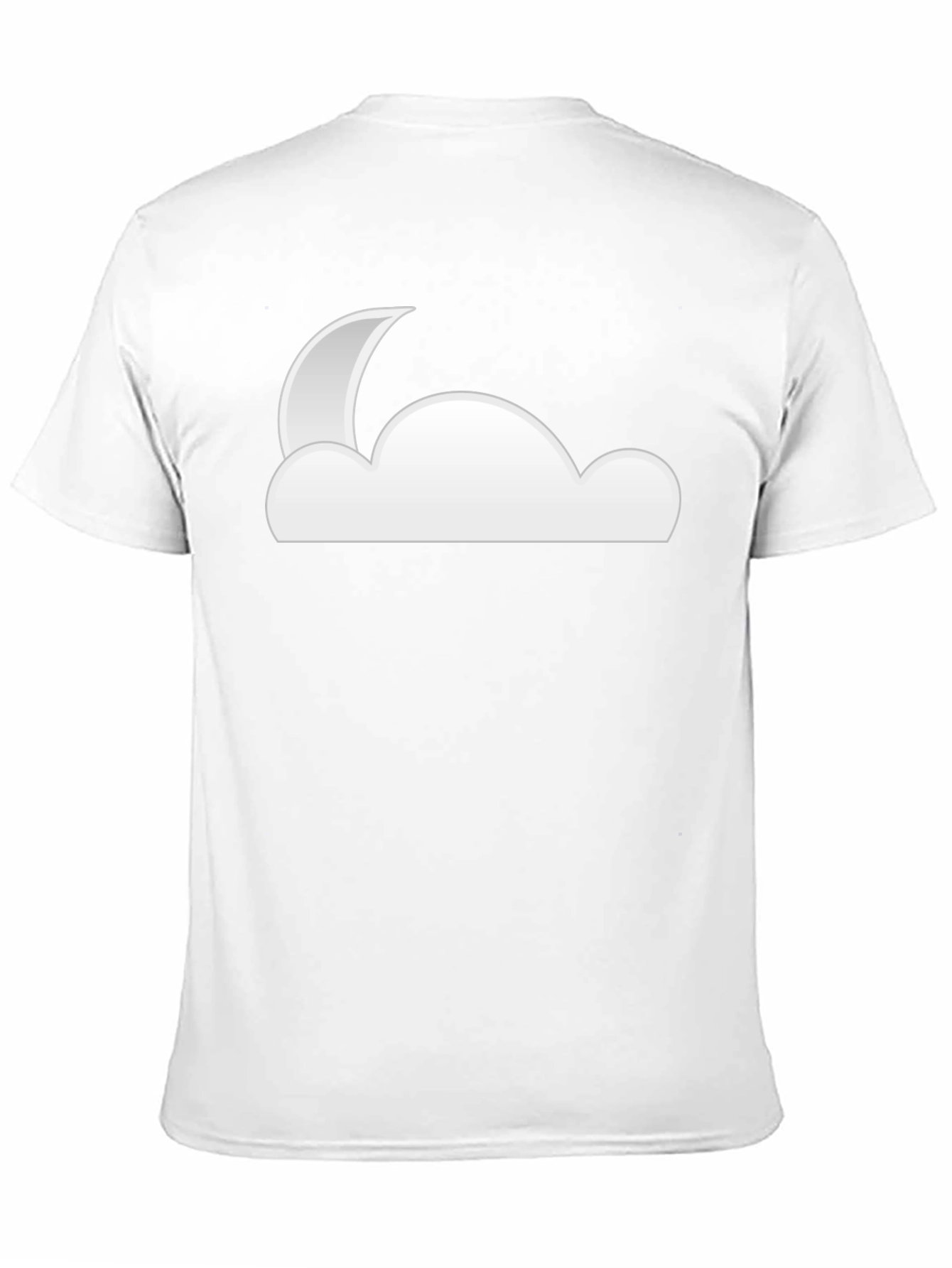 Cloud Moon Black T-Shirt