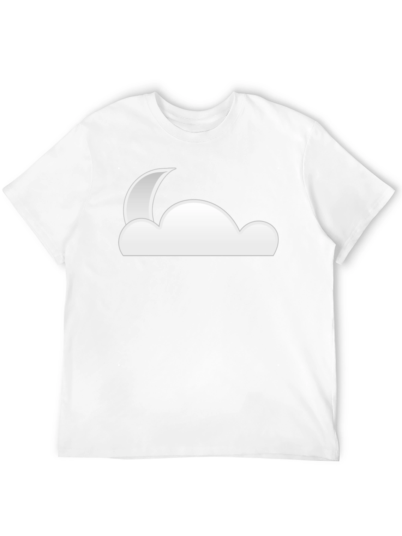 Cloud Moon Black T-Shirt