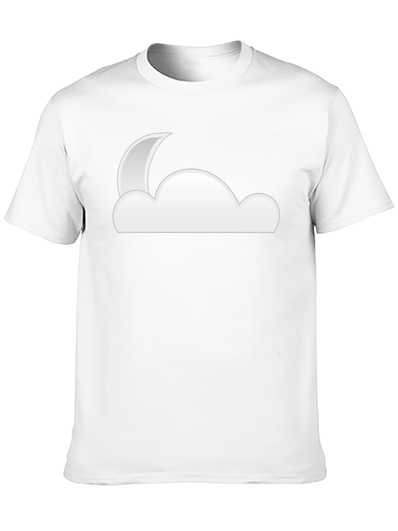 Cloud Moon Black T-Shirt