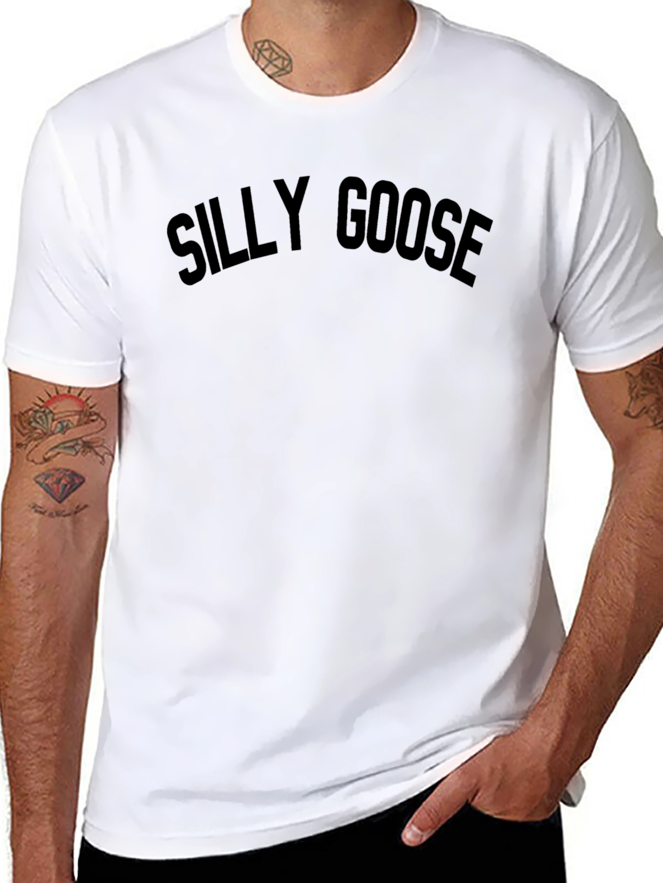 Silly Goose Graphic T-Shirt - Unisex Crew Neck Tee