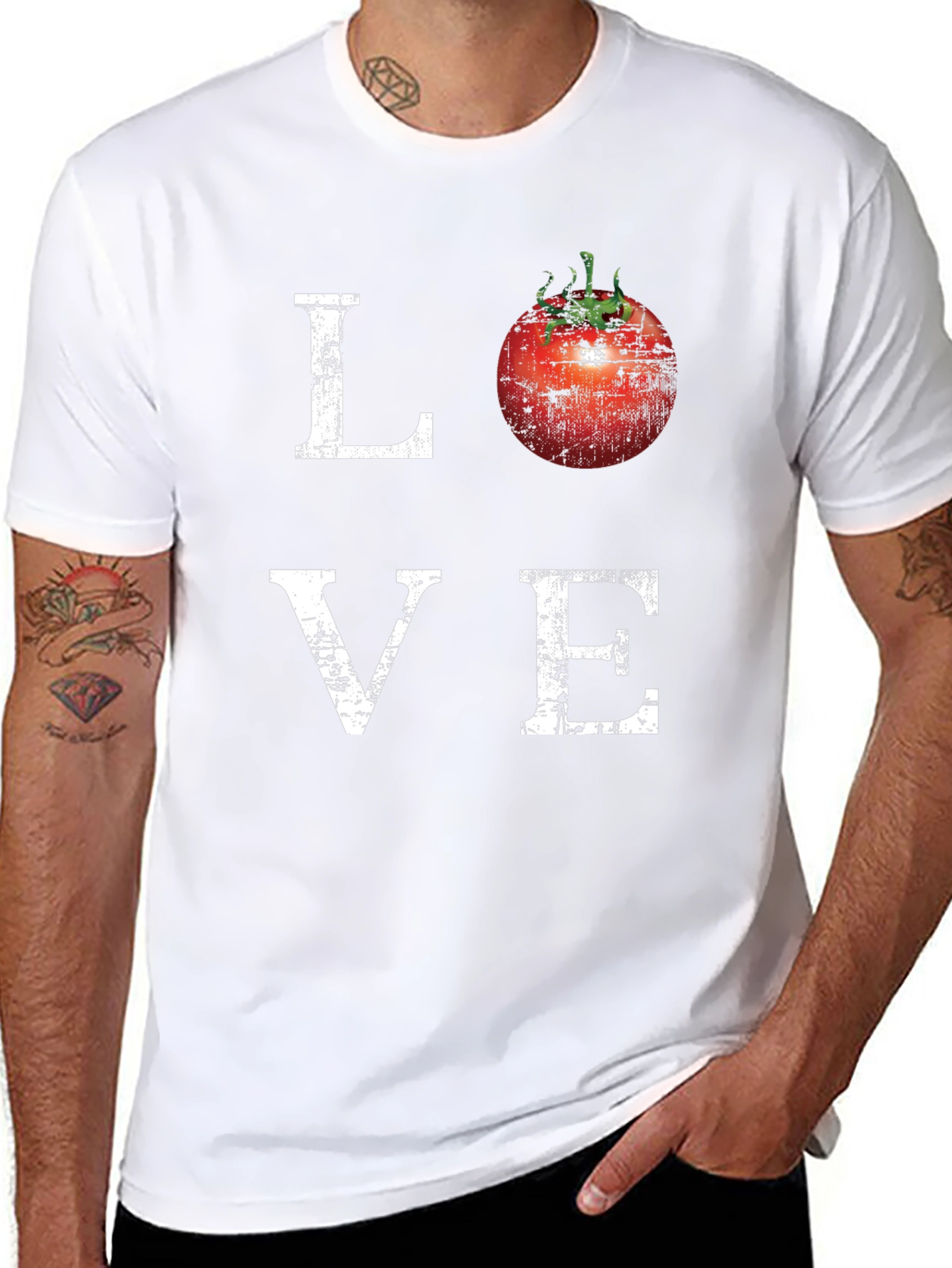 Love Tomato Graphic T-Shirt - Unique Design
